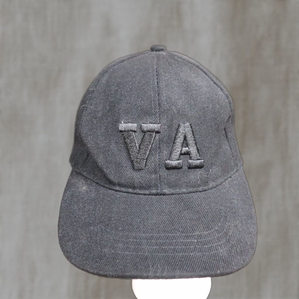 Vintage Virginia VA State Solid Black Hat Adult Adjustable Strapback Baseball Cap Size ONE SIZE - 1 Thumbnail