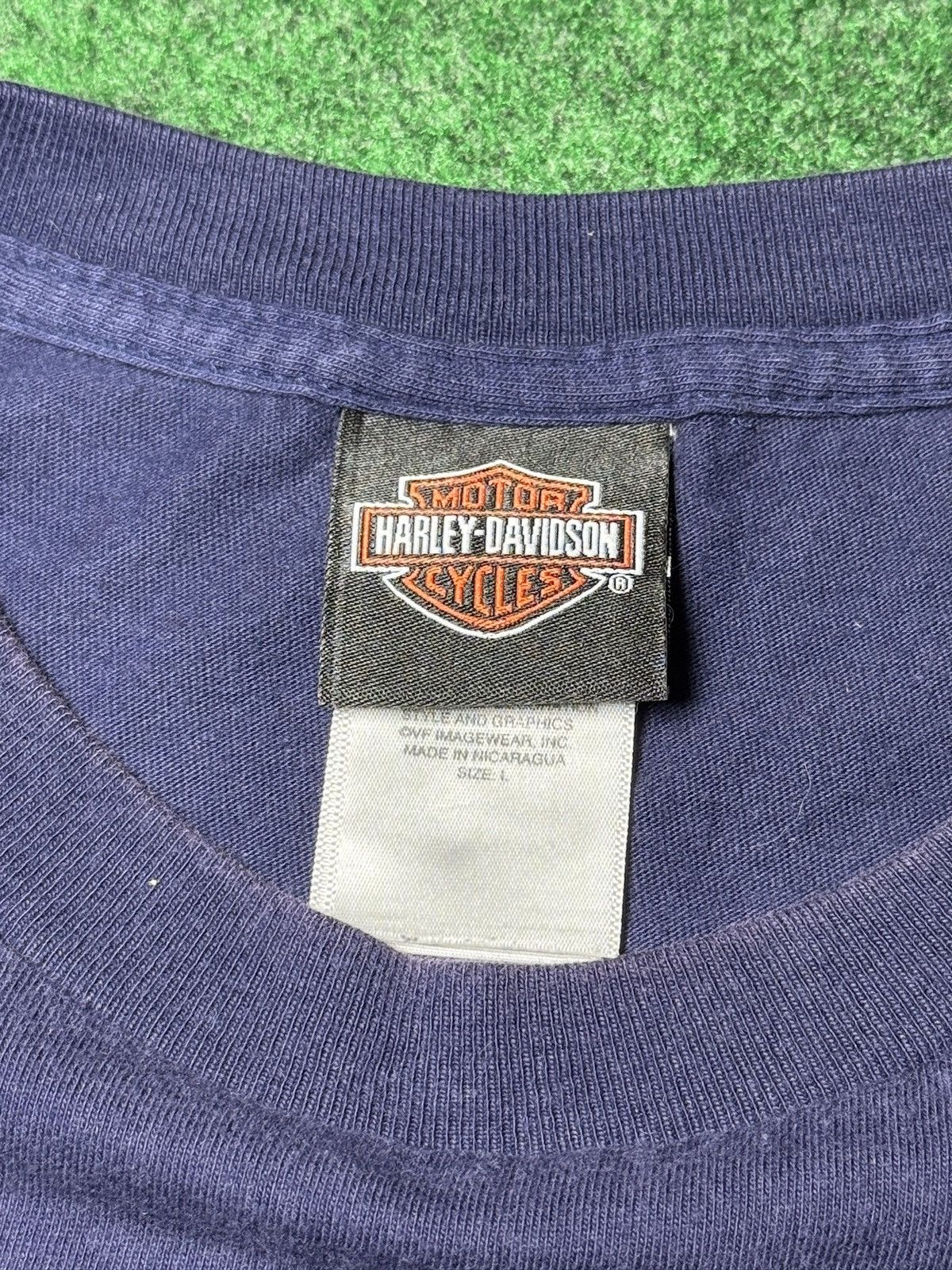 Harley Davidson Y2K Harley Davidson Eagle Lightning Grunge Biker T Shirt Size US L / EU 52-54 / 3 - 5 Thumbnail