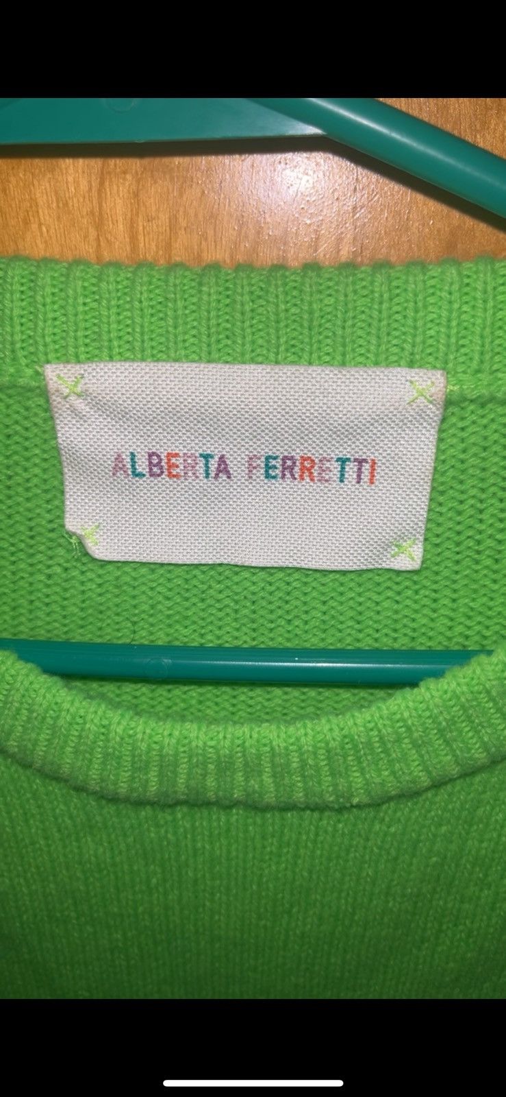 Alberta Ferretti ALBERTA FERRETTI RARE “TUESDAY” CROP SWEATER Size XS / US 0-2 / IT 36-38 - 3 Thumbnail