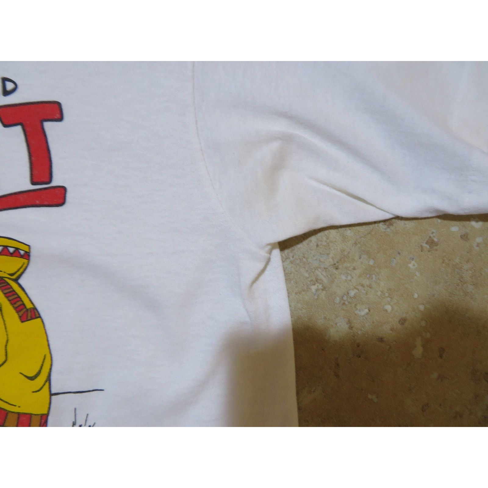 Other Funny Arizona I Said Sit T-Shirt White Sz M 1990s Size US M / EU 48-50 / 2 - 5 Thumbnail