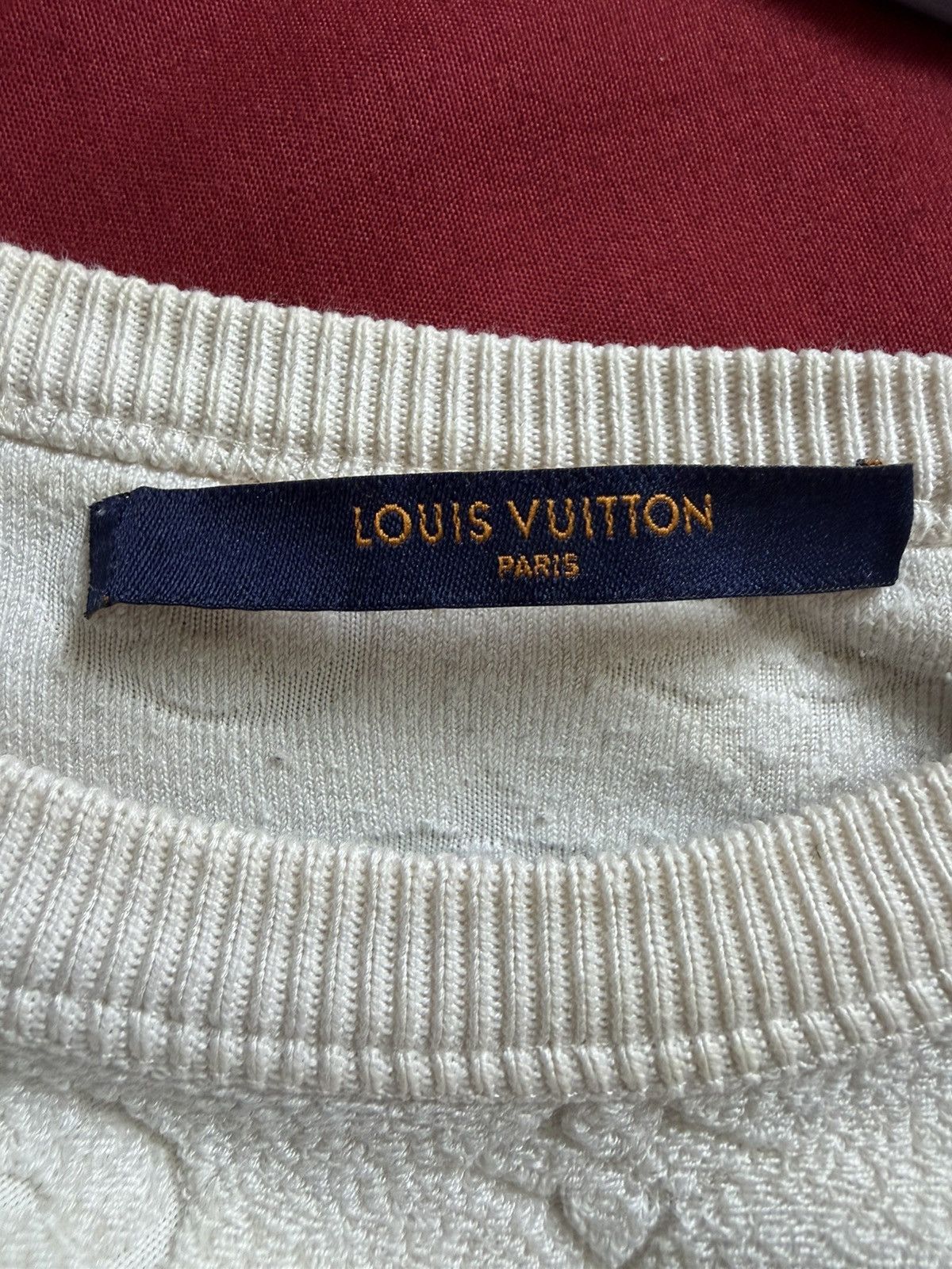 Louis Vuitton Louis Vuitton Monogram Towelling Terry Cloth T-Shirt Cream Size US L / EU 52-54 / 3 - 3 Thumbnail