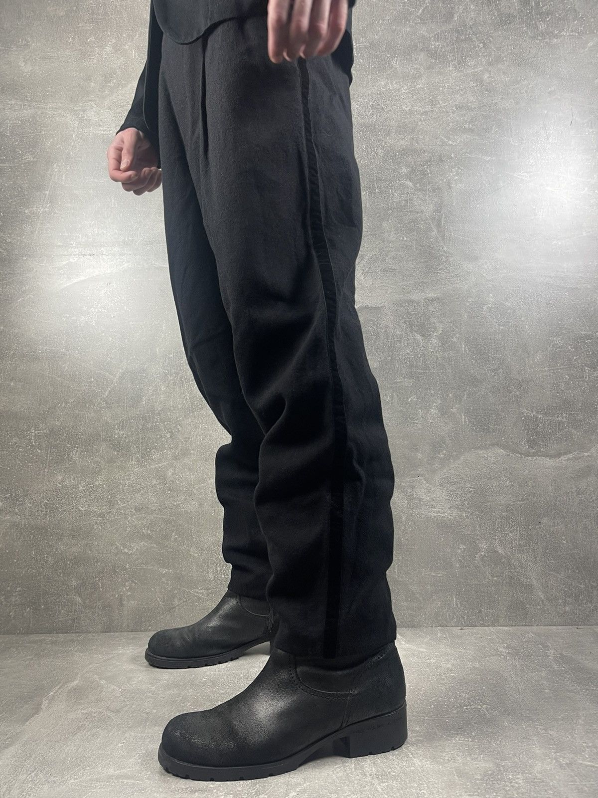 Jean Paul Gaultier Jean Paul Gaultier Homme Avant Garde Wool Tapered Pants Size US 30 / EU 46 - 4 Thumbnail