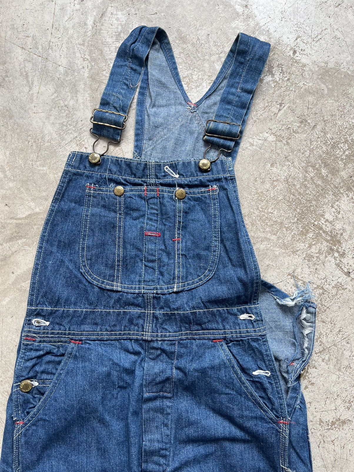 Vintage Distressed Vintage 50's UNION MADE Overalls Size US 32 / EU 48 - 5 Thumbnail