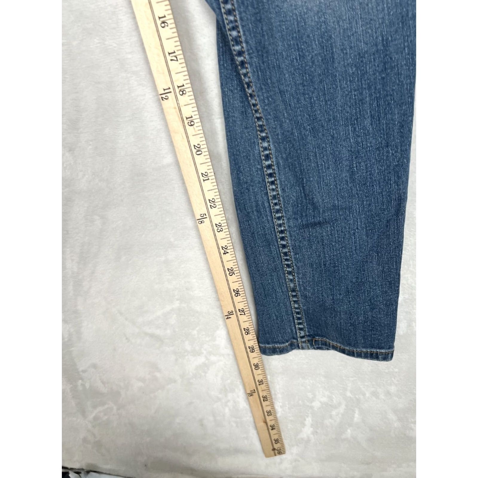 Levi's Levi's Jeans 524 Too Superlow Women 9 M 30x29 Low Rise Stretch Denim Skinny Pockets Women Size 30" / US 8 / IT 44 - 4 Thumbnail