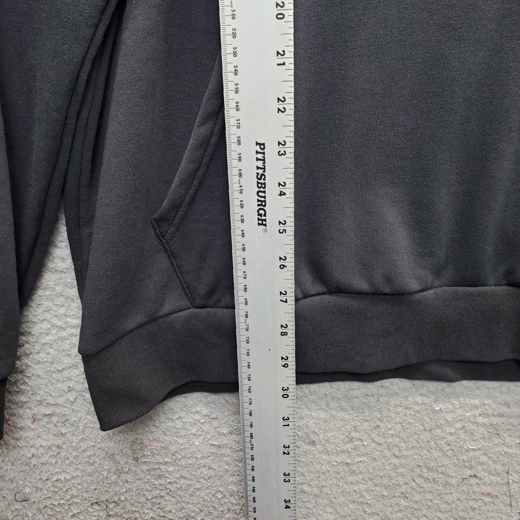 Adidas Adidas Essentials Hoodie Mens XL Black French Terry 3 Stripes Sleeves Pullover Size US XL / EU 56 / 4 - 3 Thumbnail