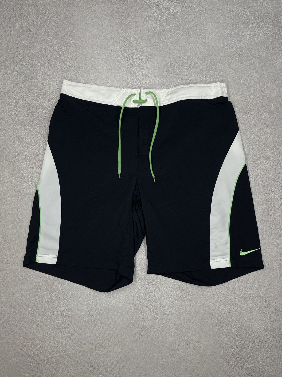 Nike × Nike ACG × Vintage Vintage Nike Black Shorts Double Big Logo Drill Y2K TECH ACG Size US 36 / EU 52 - 2 Thumbnail