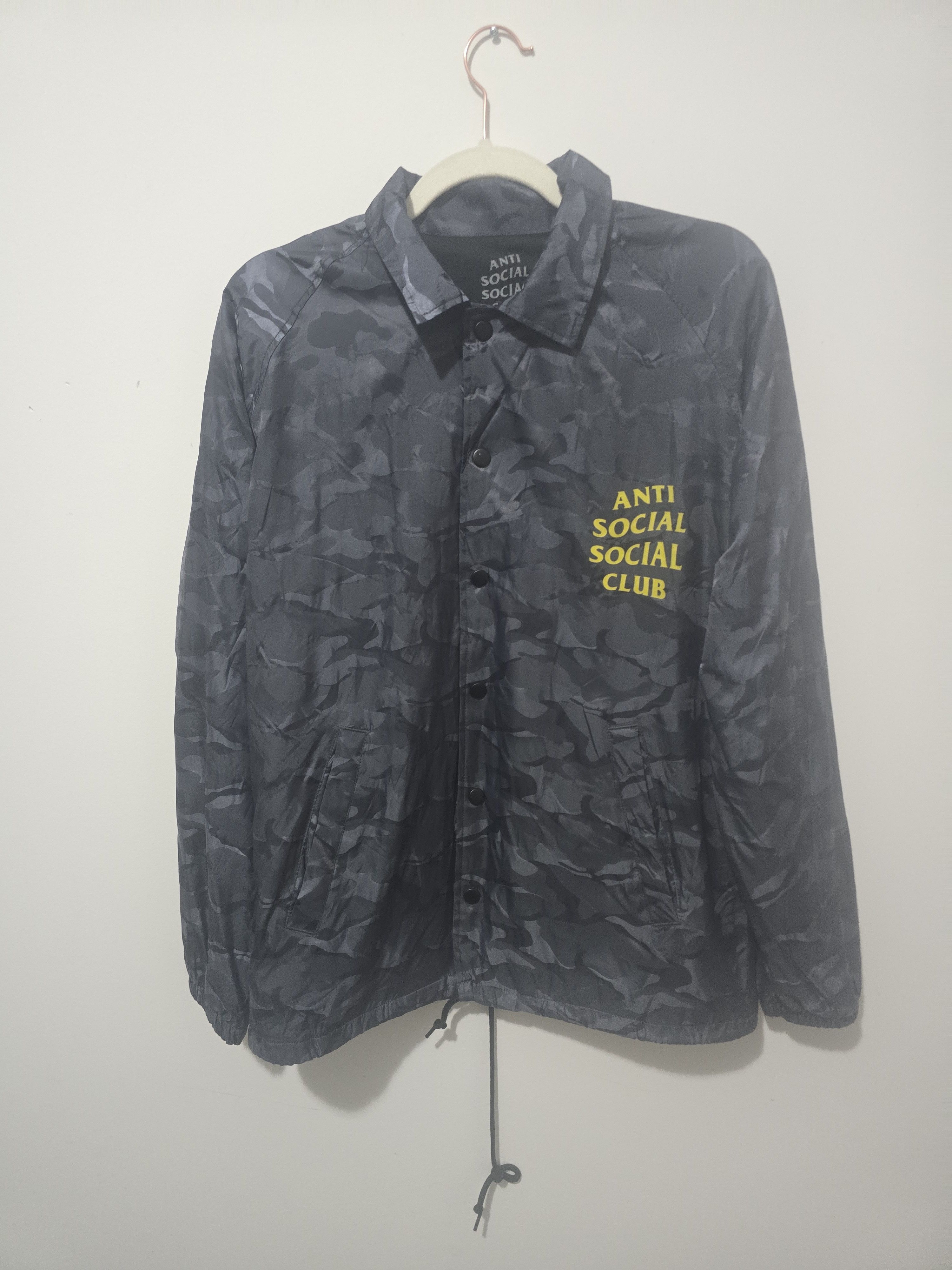 Anti Social Social Club Anti Social Social Club Camouflage Jacket Yellow Logo Size S Size US S / EU 44-46 / 1 - 1 Thumbnail