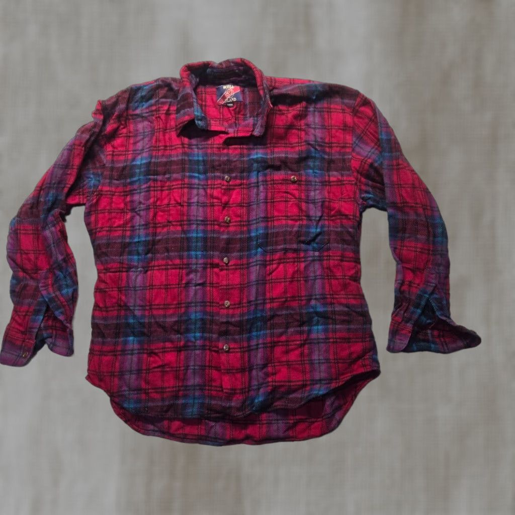 Vintage World Island Stockton By World Island Shirt Mens Plaid Flannel Red Button-Up Size L Clothing Size US L / EU 52-54 / 3 - 1 Thumbnail