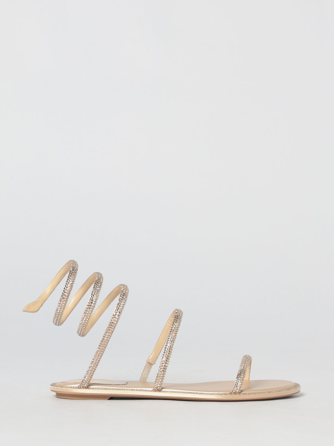 Rene Caovilla Rene Caovilla Heeled Sandal Woman Beige Size US 7 / IT 37 - 1 Thumbnail