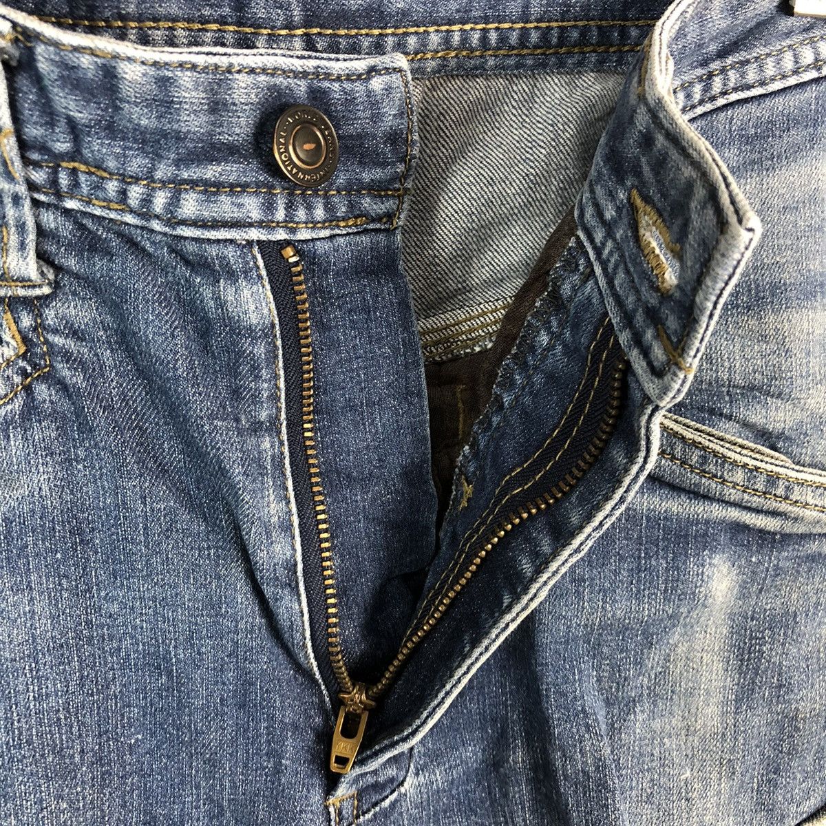 Japanese Brand Even River Blue Distressed Denim Multipocket Pants #A2170 Size US 29 - 14 Thumbnail