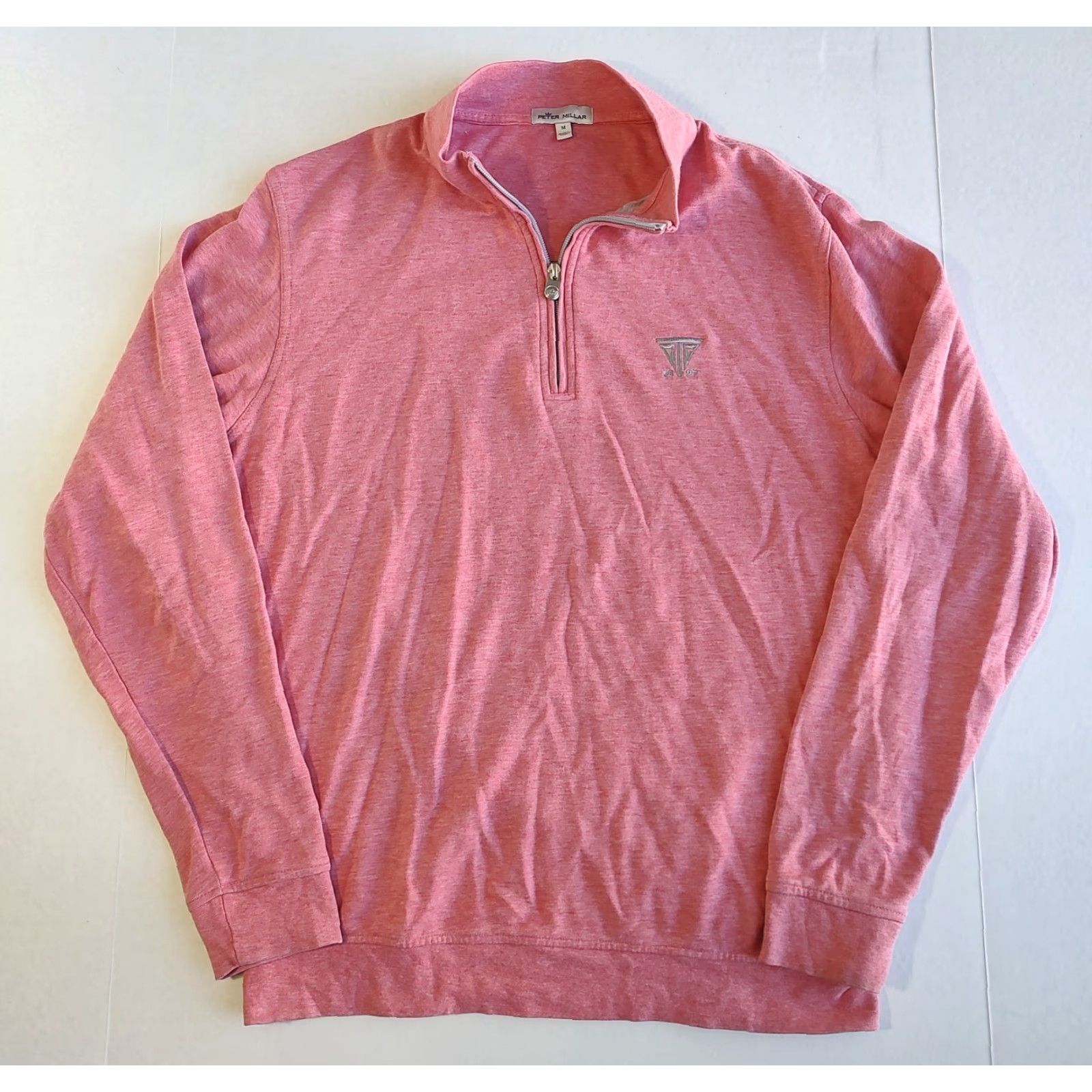 Peter Millar Peter Millar Golf Sweater M Pink Knit 1/4 Zip Pullover Mens Size US M / EU 48-50 / 2 - 2 Thumbnail