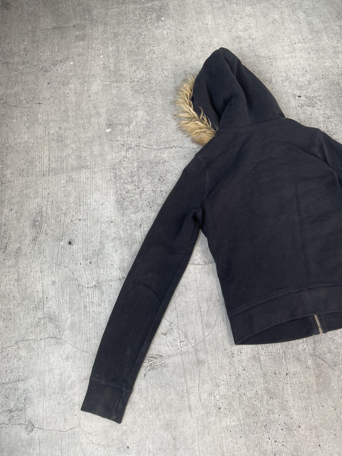 Hollister Y2K HOLLISTER FUR ZIP HOODIE IFSIXWASNINE LGB STYLE Size S / US 4 / IT 40 - 14 Thumbnail