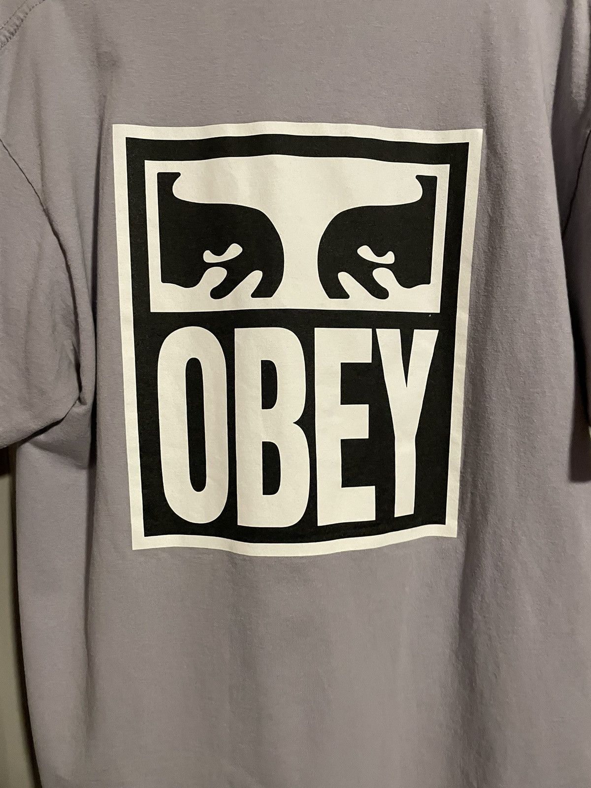 Obey × Shepard Fairey OBEY EYES ICON II grey T-SHIRT Size US L / EU 52-54 / 3 - 3 Thumbnail