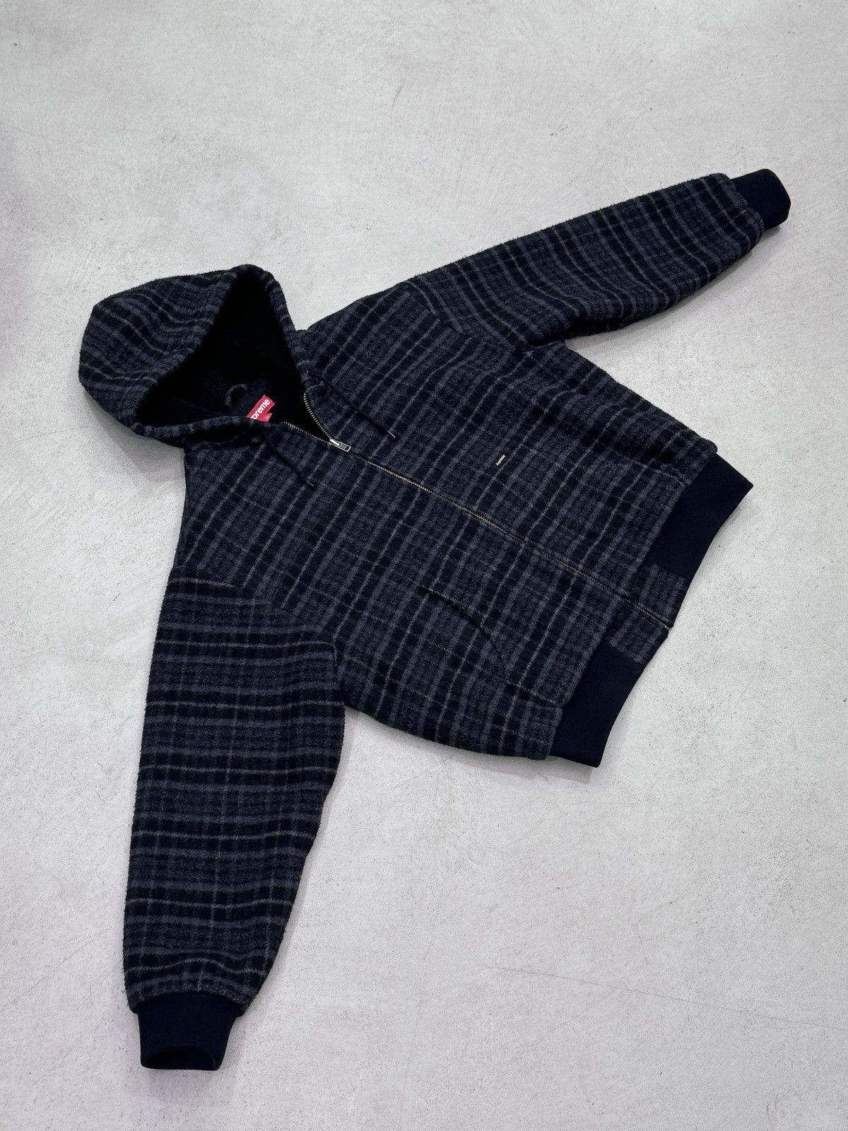 Supreme Supreme Plaid Wool Hooded Work Jacket Size US L / EU 52-54 / 3 - 6 Thumbnail
