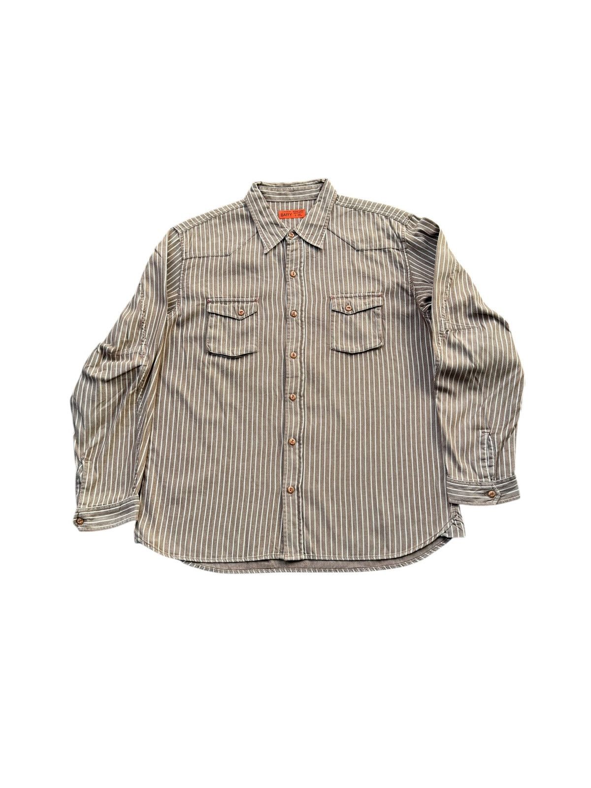 Japanese Brand Baffy Workers Shirt Size US L / EU 52-54 / 3 - 1 Thumbnail