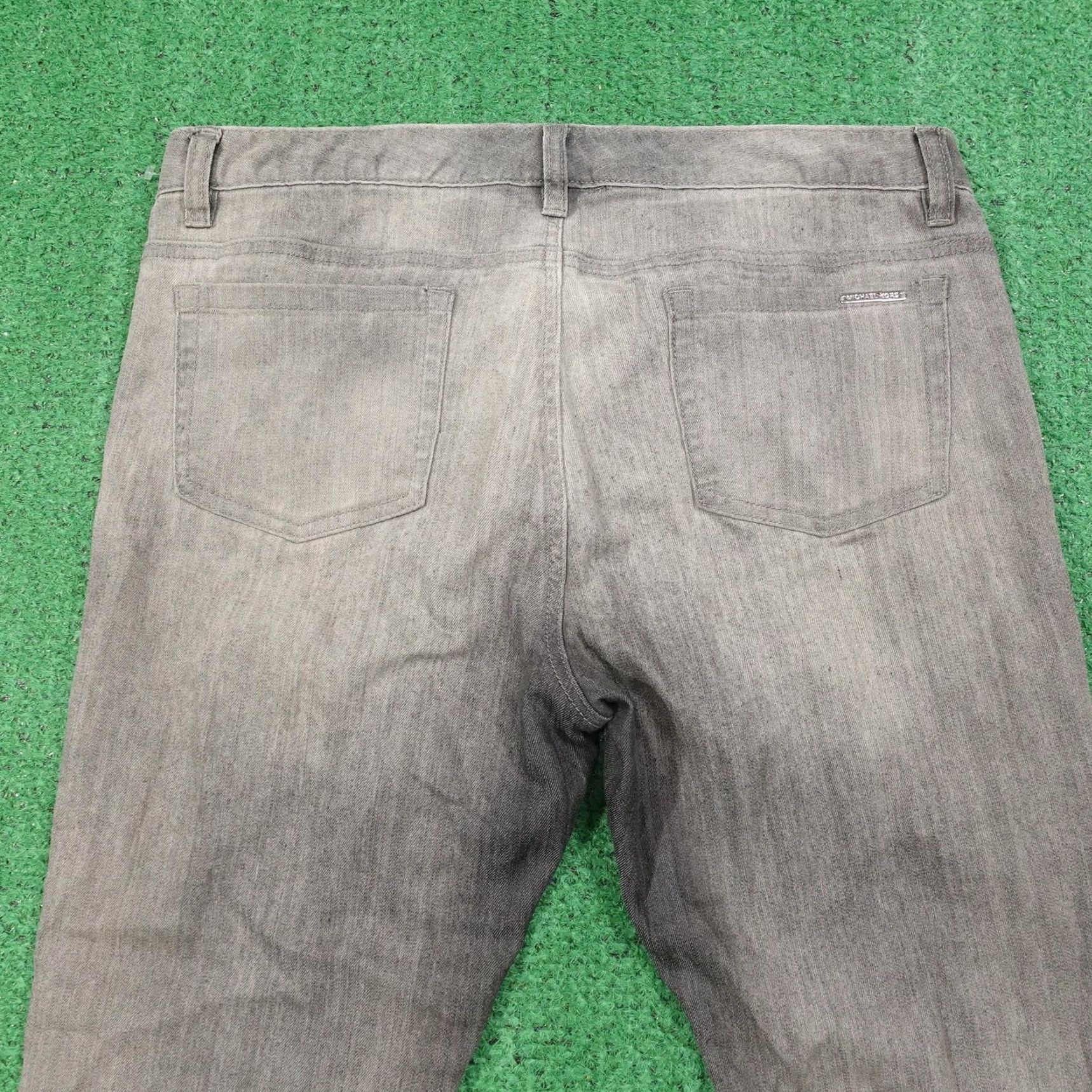 Michael Kors Michael Kors Jeans Womens 10 Gray Skinny Stretch Denim Pants Faded Wash Classic Size 32" / US 10 / IT 46 - 5 Thumbnail