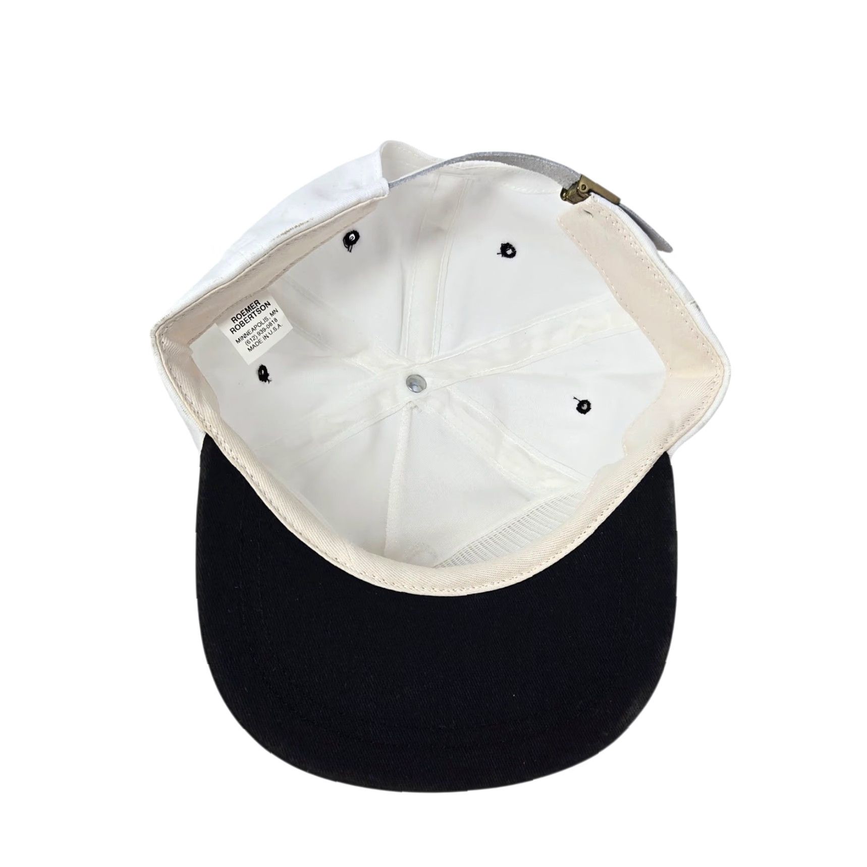 Vintage VINTAGE Land O’ Lakes 75th Anniversary Hat White 1996 Made in USA Embroidered Cap Adjustable Cotton Mens Womens Boys Girls Size ONE SIZE - 3 Thumbnail