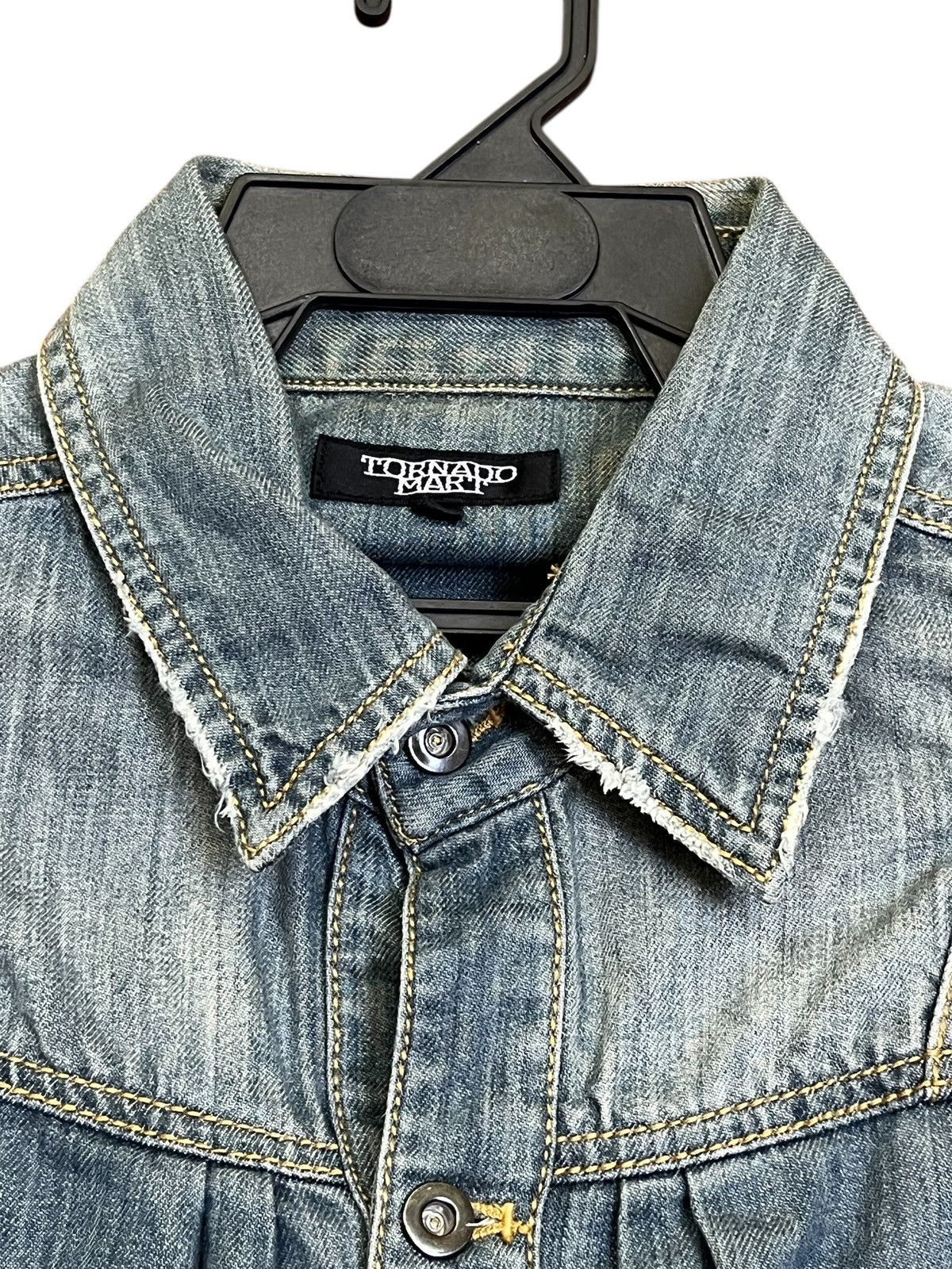 Tornado Mart sick🔥TORNADO MART JAPAN 3quarter hand trucker denim jacket Size US M / EU 48-50 / 2 - 5 Thumbnail
