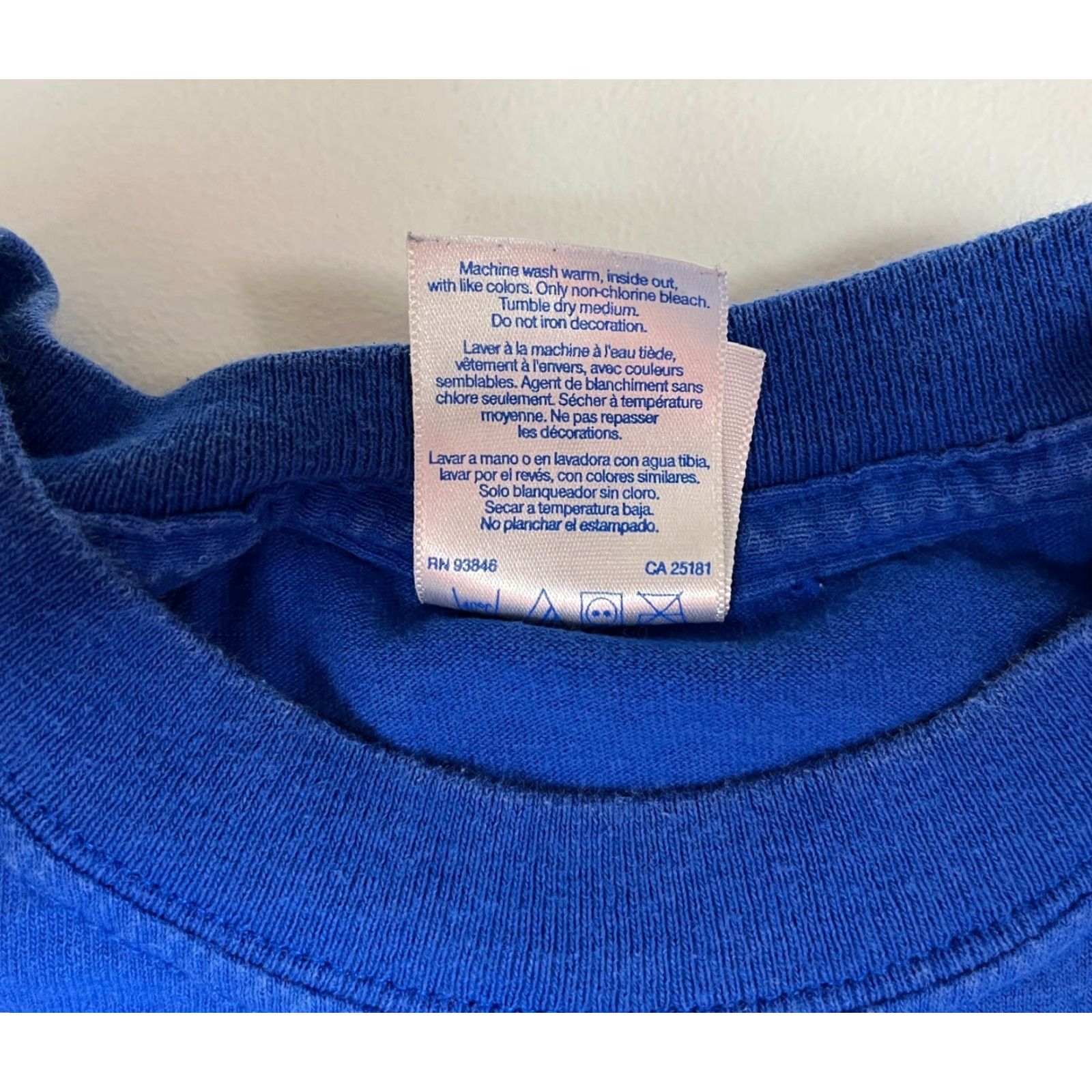 Gildan VINTAGE Men’s Gildan T-Shirt Monty Python’s SpamAlot Crew Neck Short Sleeve Blue 100% Cotton Size M Mens Size US M / EU 48-50 / 2 - 5 Thumbnail