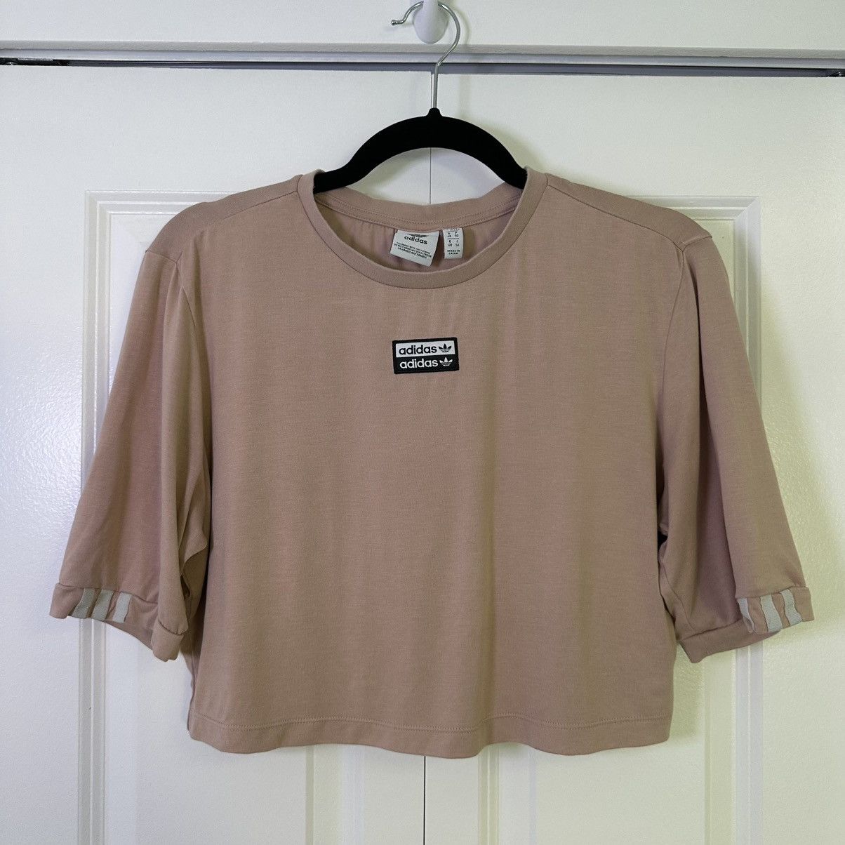 Adidas Adidas Women’s Beige Crop Tee XL Size XL / US 12-14 / IT 48-50 - 1 Thumbnail