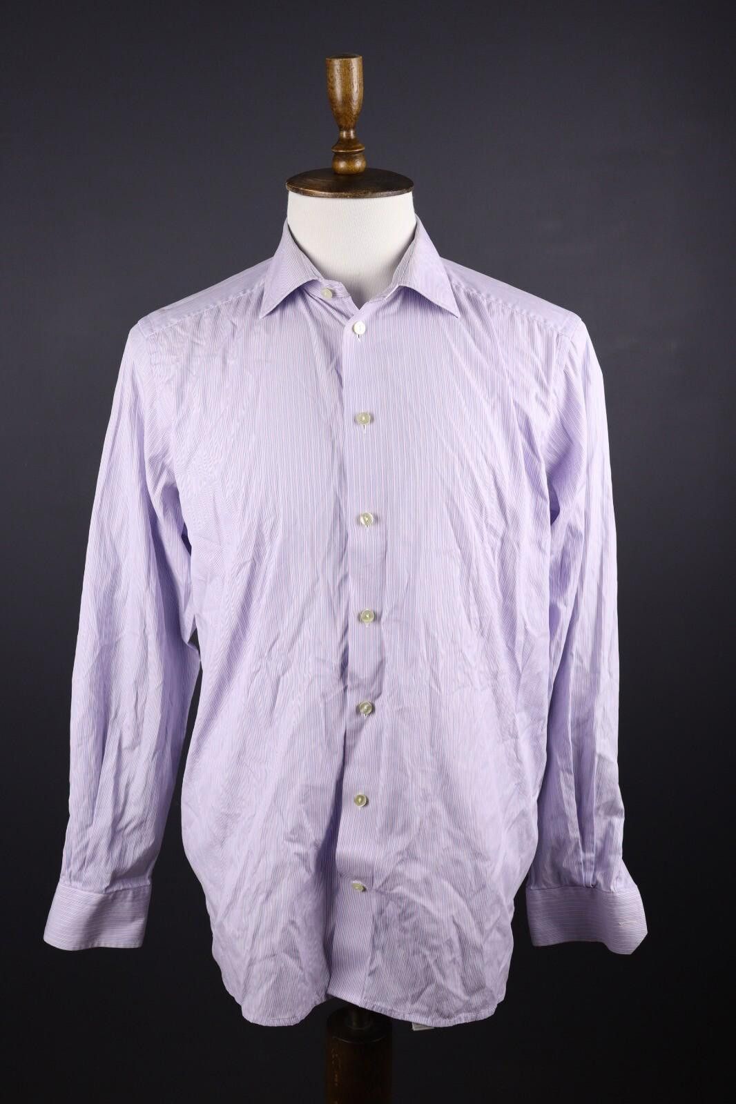 Eton Eton Blue Contemporary Fit Blue Shirt Size 43 / 17 Size US M / EU 48-50 / 2 - 1 Thumbnail