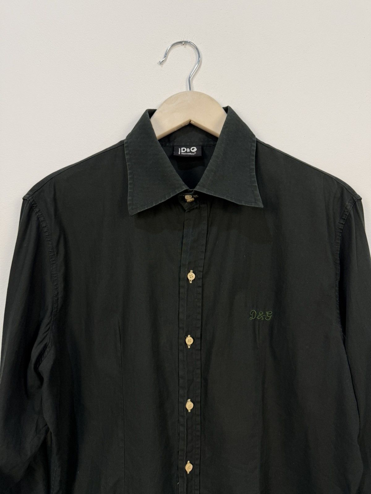 Dolce & Gabbana Vintage D&G Dolce & Gabbana Black Shirt Y2K Archival Size US XL / EU 56 / 4 - 4 Thumbnail