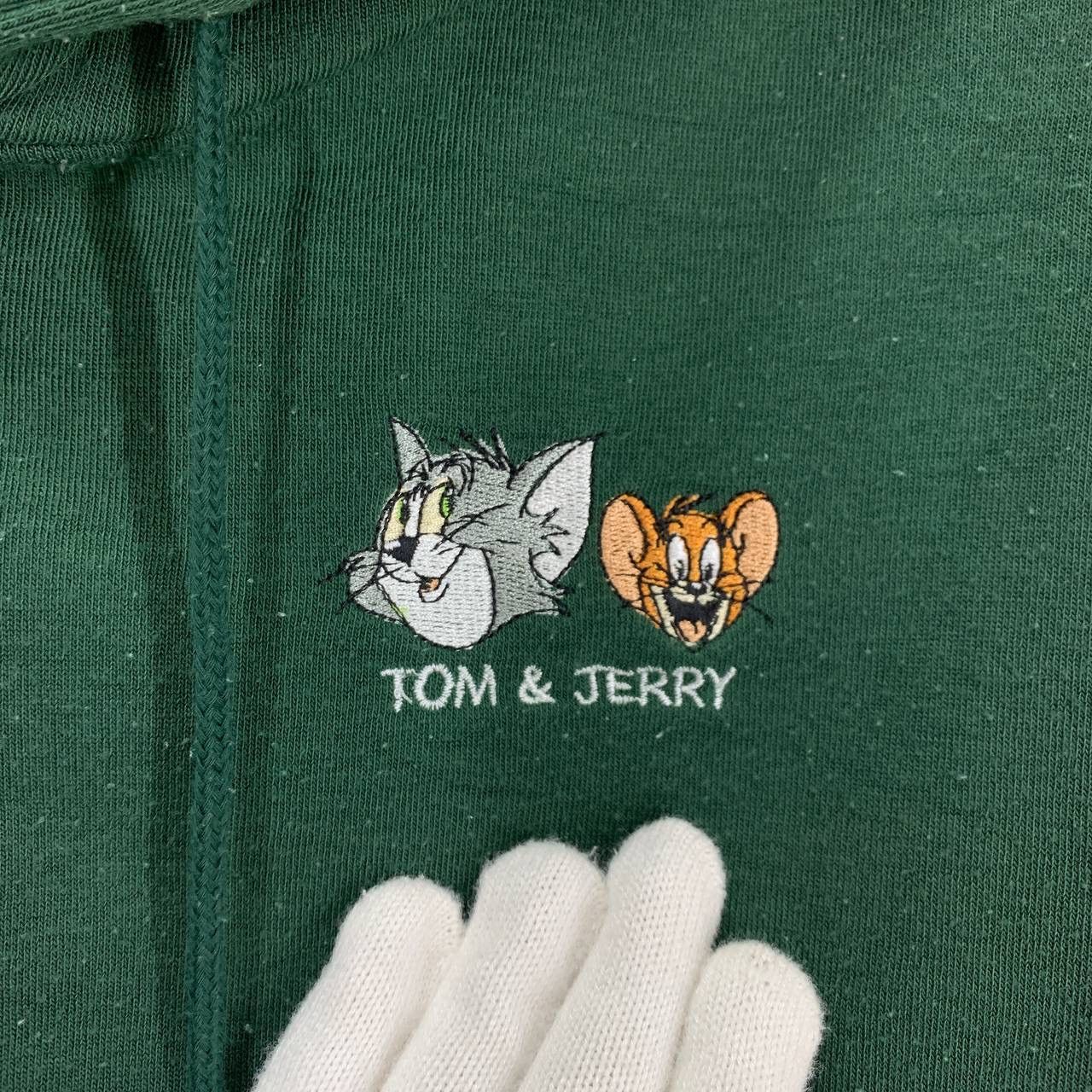 Cartoon Network TOM & JERRY Crop Hoodie Pullover #2413-13x Size M / US 6-8 / IT 42-44 - 2 Thumbnail