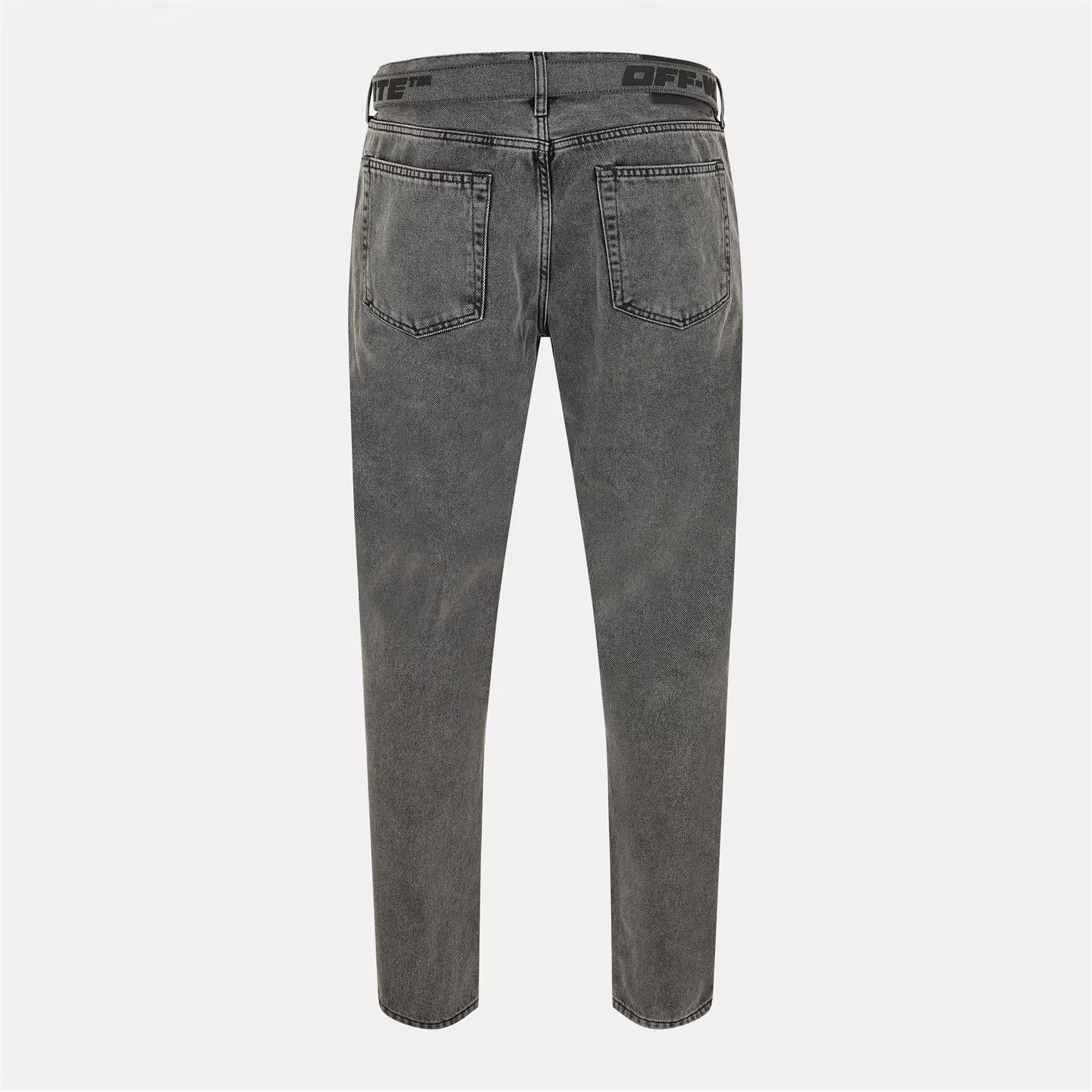 Off-White o1g2r1mq0326 Skinny Jeans in Grey Size US 29 - 2 Thumbnail