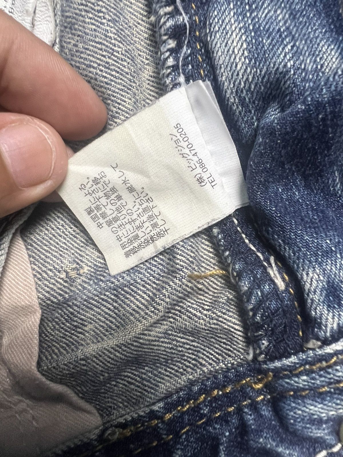Big John VTG Brappers Japanese Denim Lady Vintage Flare Jeans Y2K(47) Size 32" / US 10 / IT 46 - 9 Thumbnail