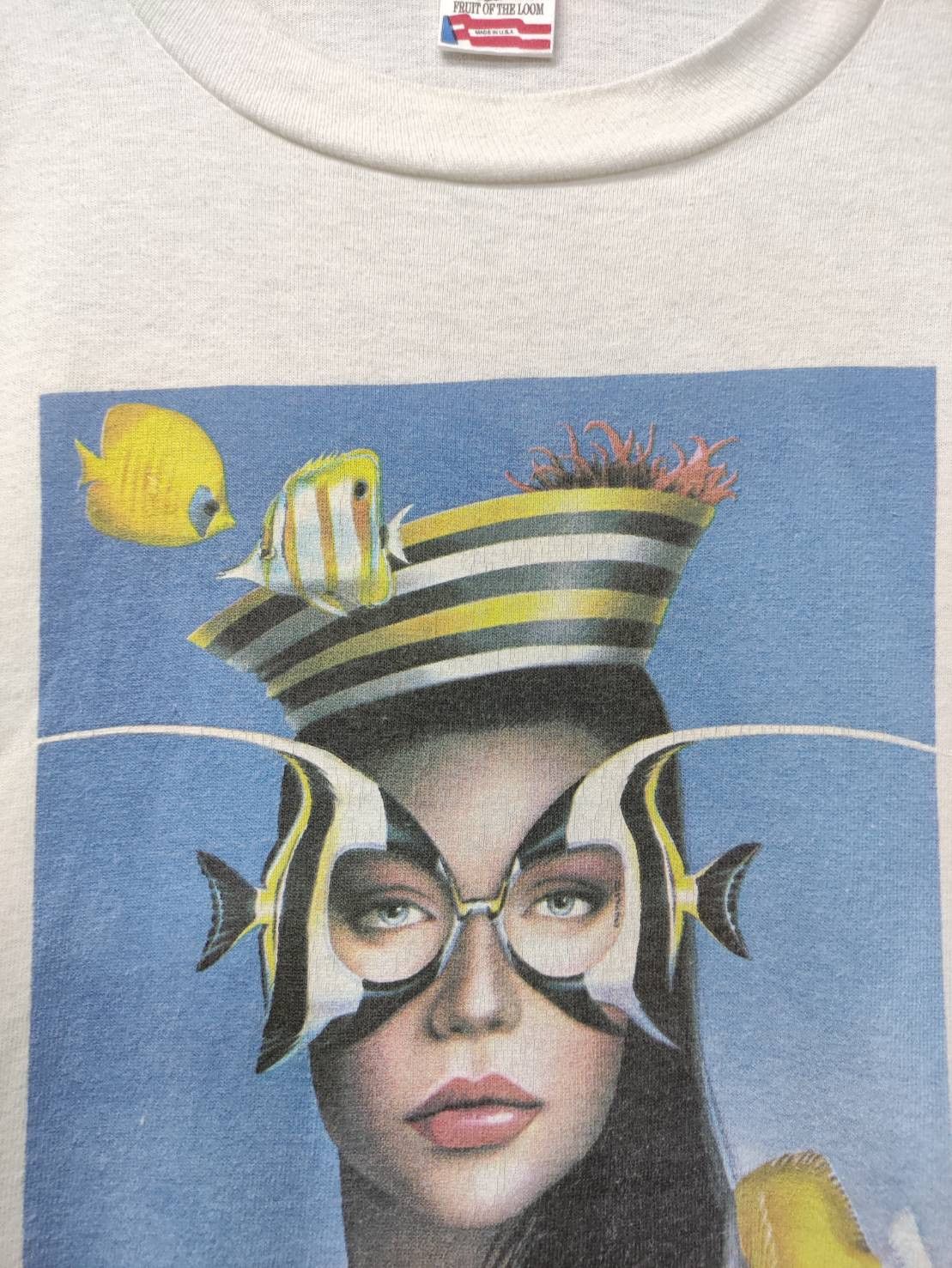 Other Vtg 90's Luxotica Group Eyewear Promo USA T-Shirt Size US XL / EU 56 / 4 - 3 Thumbnail