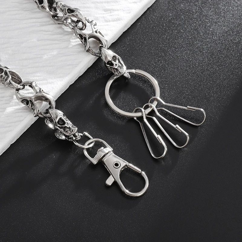 Other Punk Skull Wallet Keychain Size ONE SIZE - 3 Thumbnail