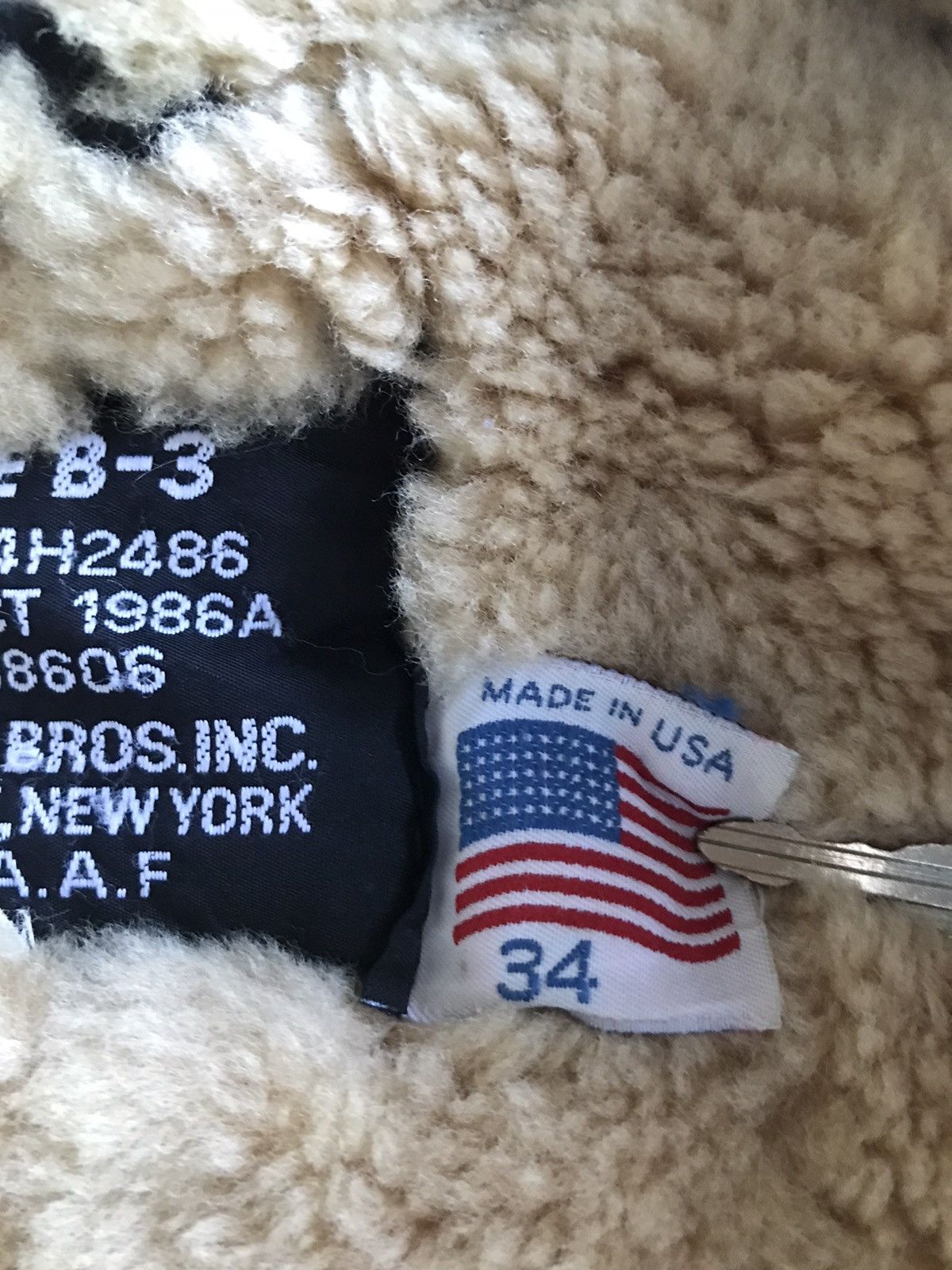 Schott Type B3 Schott U.S.A.A.F Leather Jacket Size US S / EU 44-46 / 1 - 19 Thumbnail