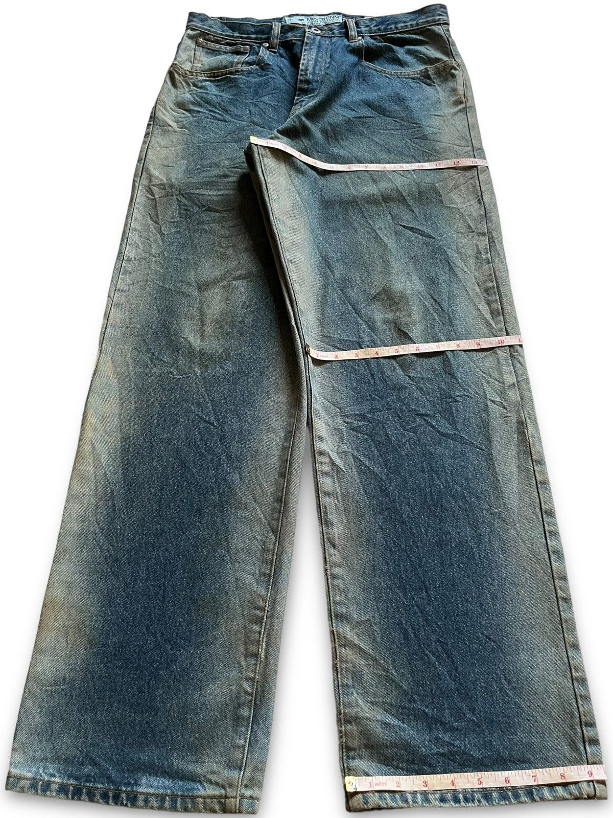 Japanese Brand Vintage Japanese Brand Faded Wash Classic Style Baggy Jeans Size US 34 / EU 50 - 11 Thumbnail