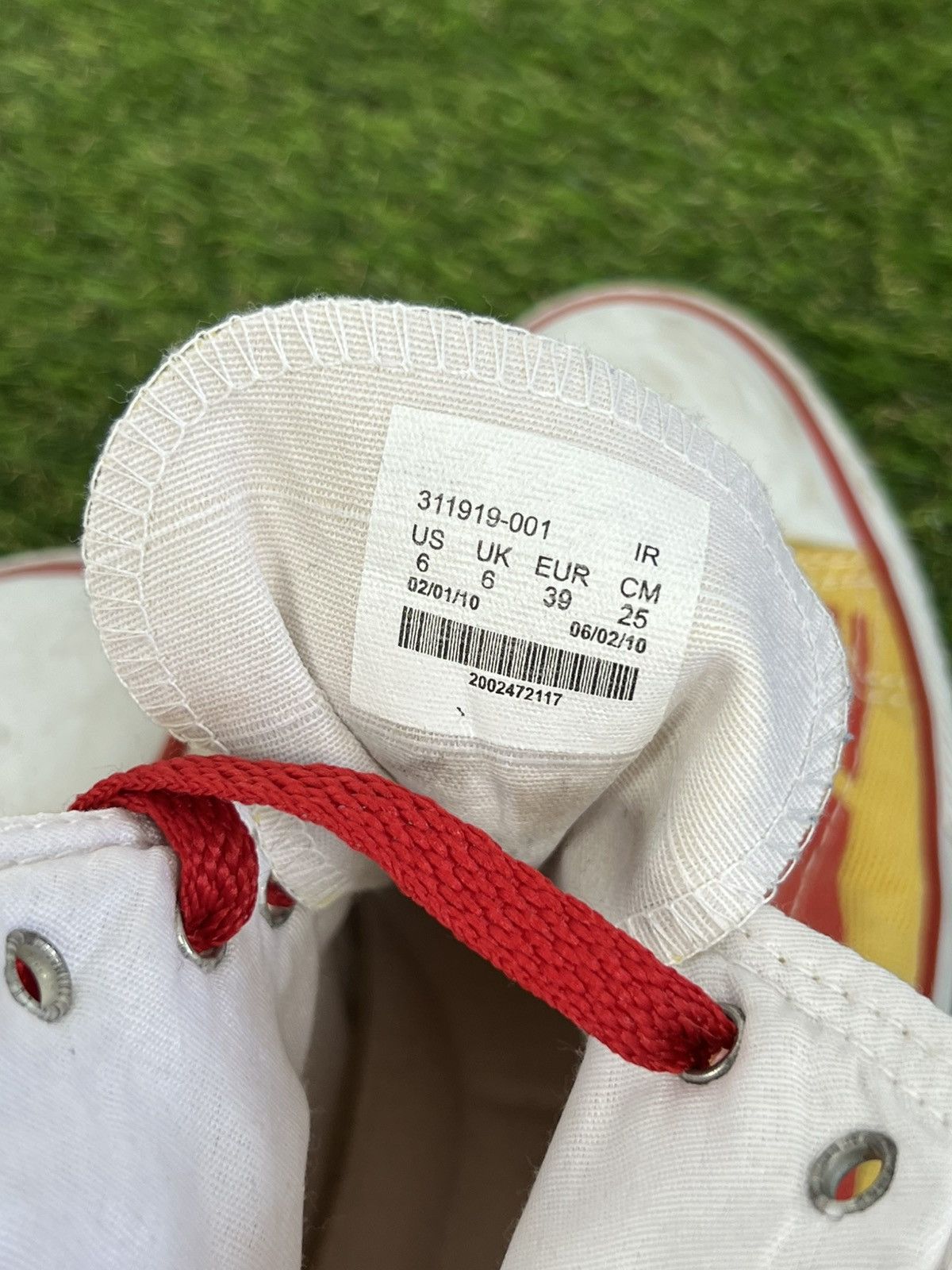 DHL Y2k Dhl Converse Sneakers Shoes Printed Y2k Hype Streetwear Size US 6 / EU 39 - 8 Thumbnail