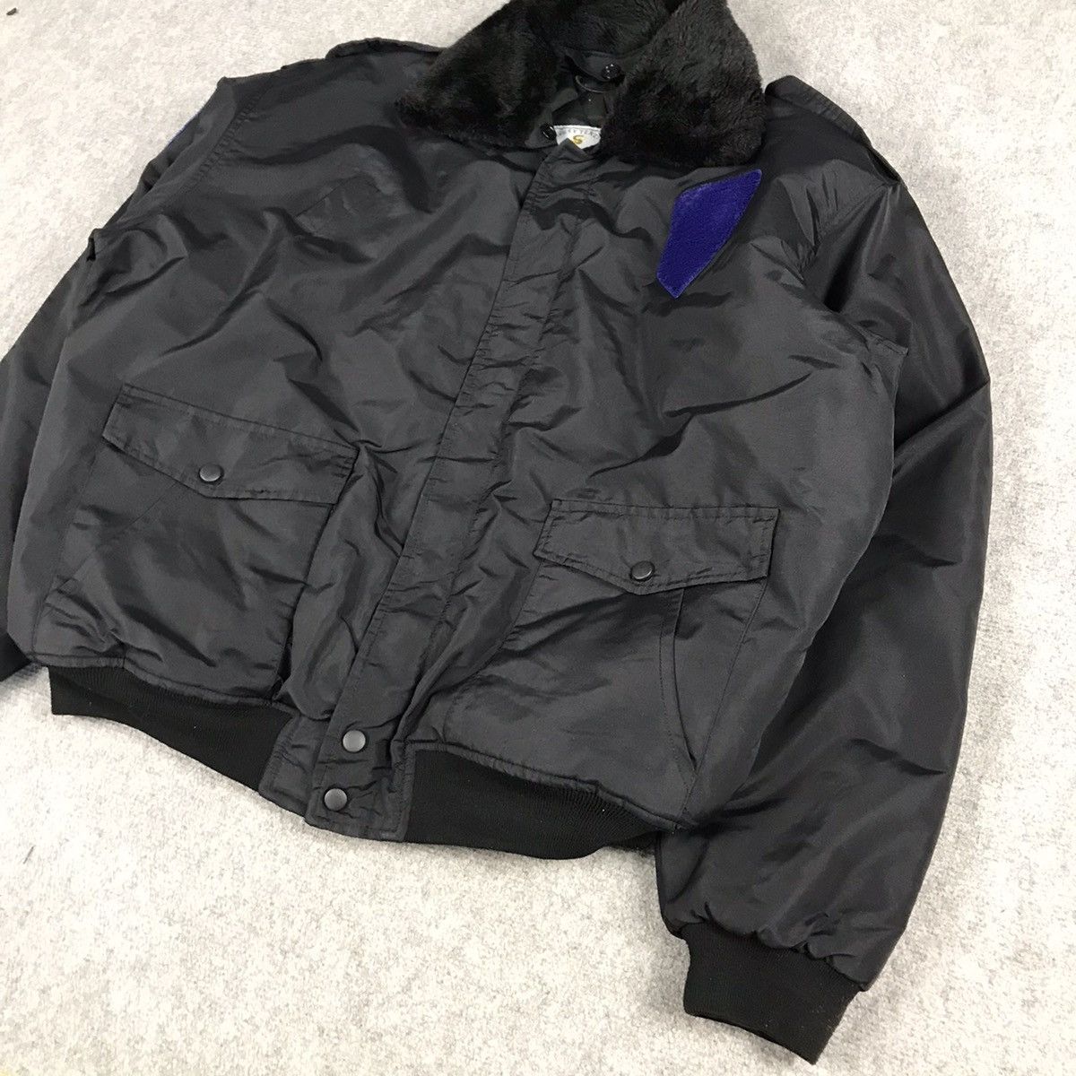 Japanese Brand BOMBER JACKET SAFETY TEXTILE MA-1 STYLE JACKET Size US L / EU 52-54 / 3 - 5 Thumbnail
