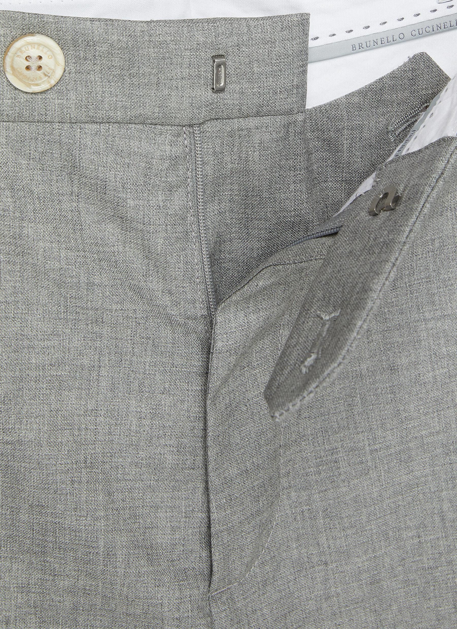 Brunello Cucinelli o1w1db10925 Bermuda Short in Grey Size US 30 / EU 46 - 4 Thumbnail
