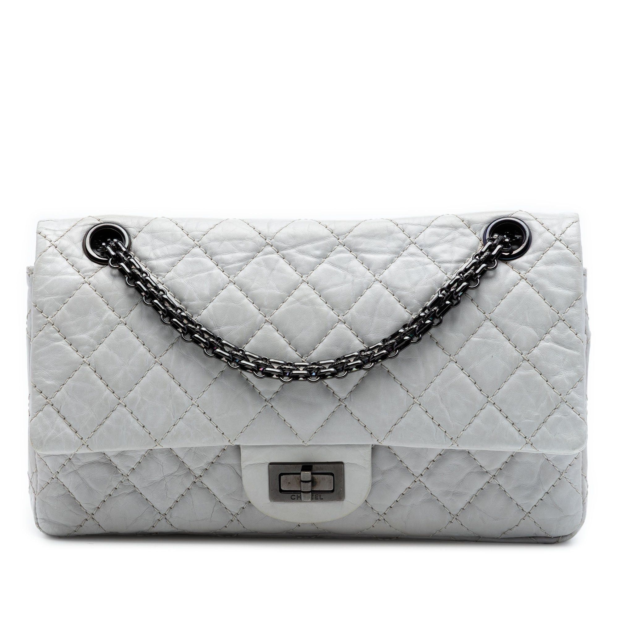 Chanel Quilted Aged Calfskin Reissue 2.55 Double Flap 225 Size ONE SIZE - 1 Thumbnail