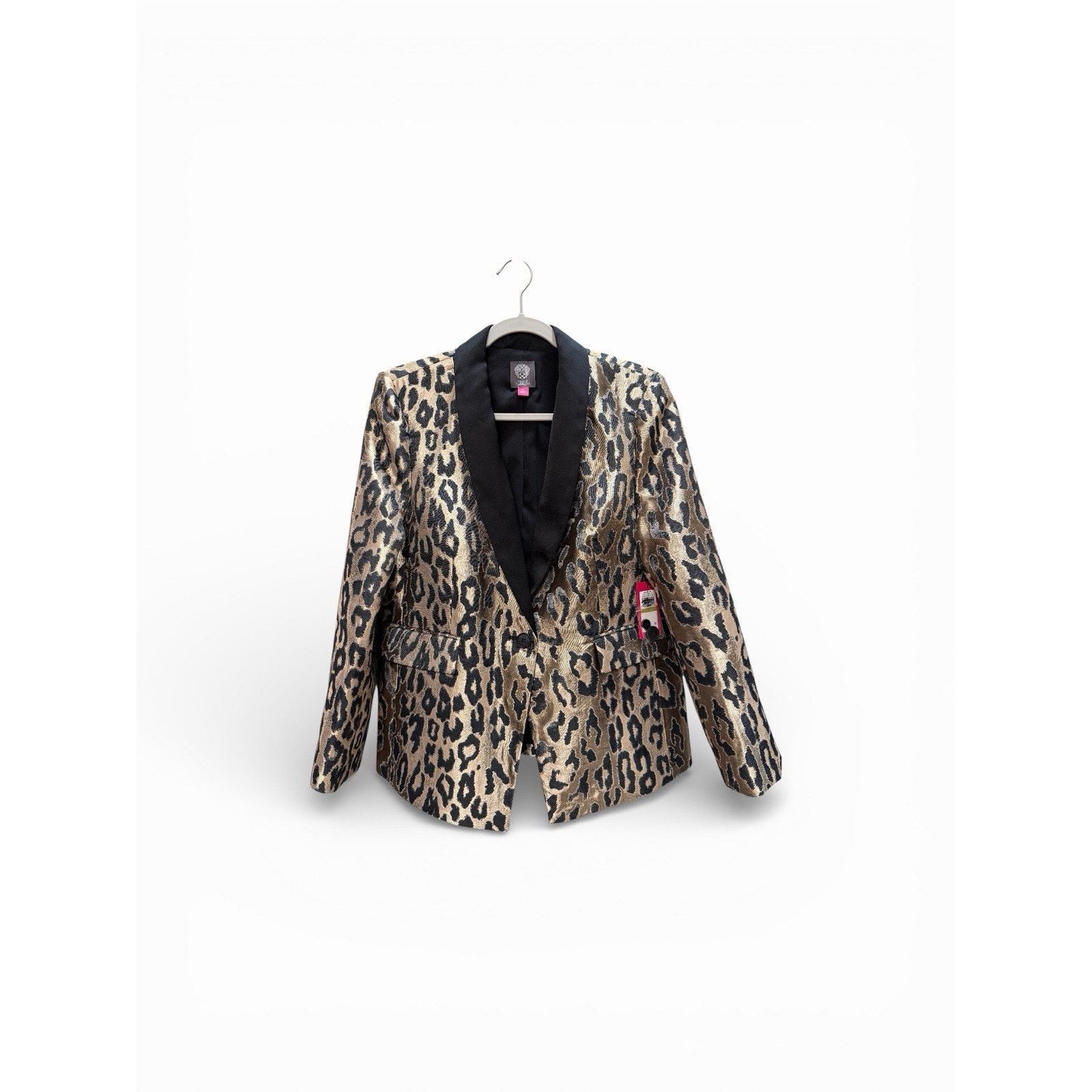Vince Camuto Vince Camuto Leopard Print Shawl Collar Blazer 14 $168 Size L / US 10 / IT 46 - 5 Thumbnail