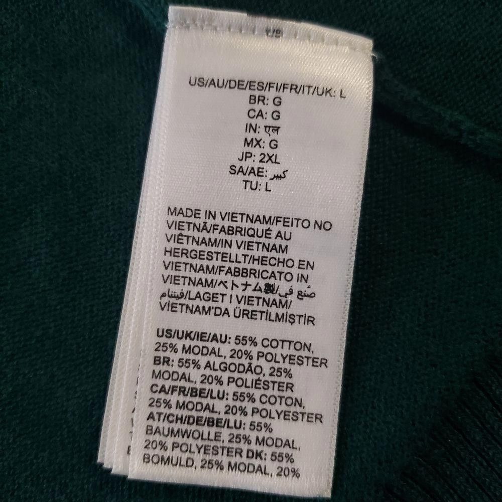 Designer C1300a Amazon Basics Ladies Open Green Cardigan Size L / US 10 / IT 46 - 7 Thumbnail