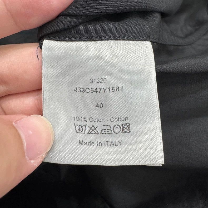 Dior Dior Alphabet Embroidered Black Shirt-2508 Size US L / EU 52-54 / 3 - 4 Thumbnail