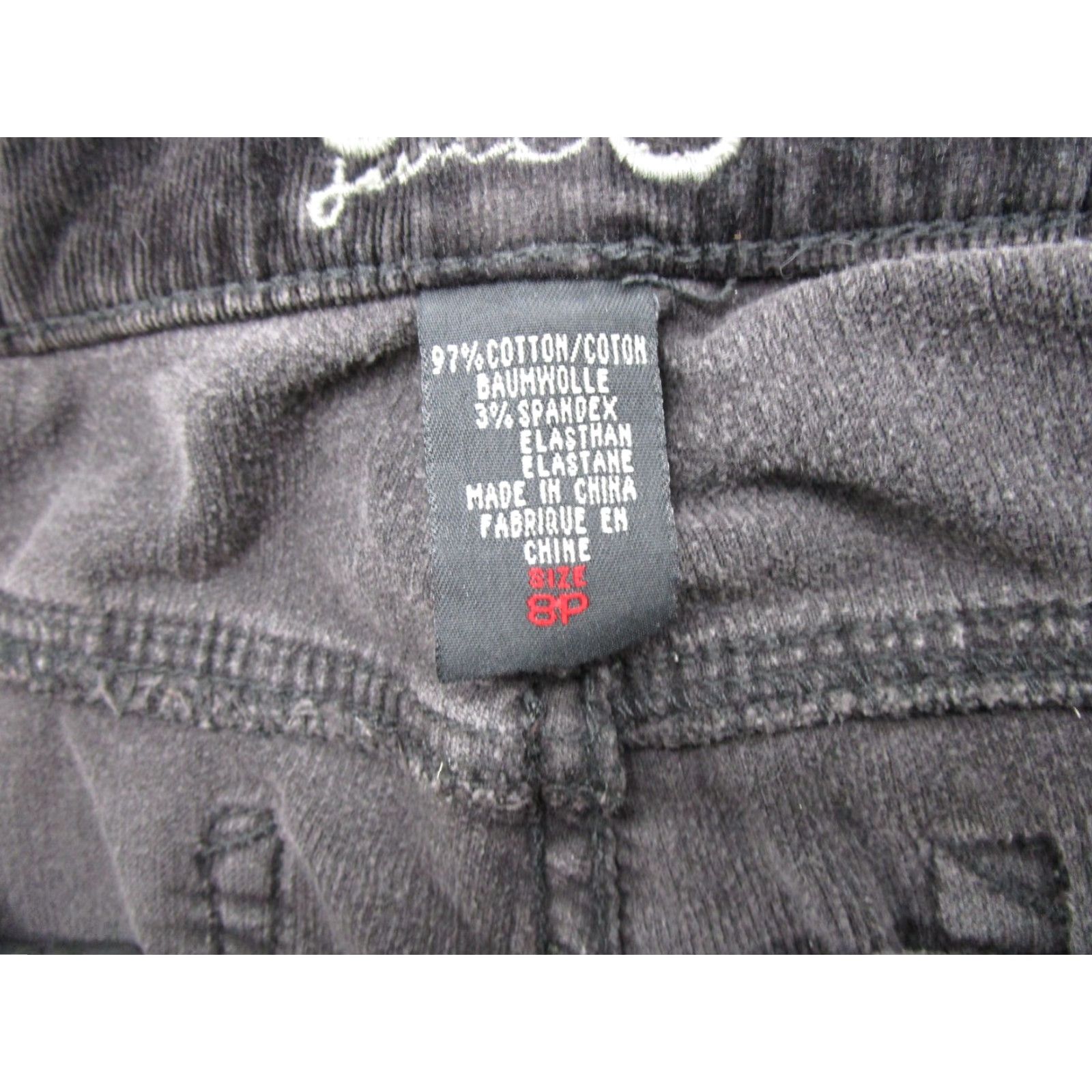 AG Jeans Jag Jeans Women's Casual Black Corduroy Pants Stretch 8P 29x29 Size 30" / US 8 / IT 44 - 5 Thumbnail