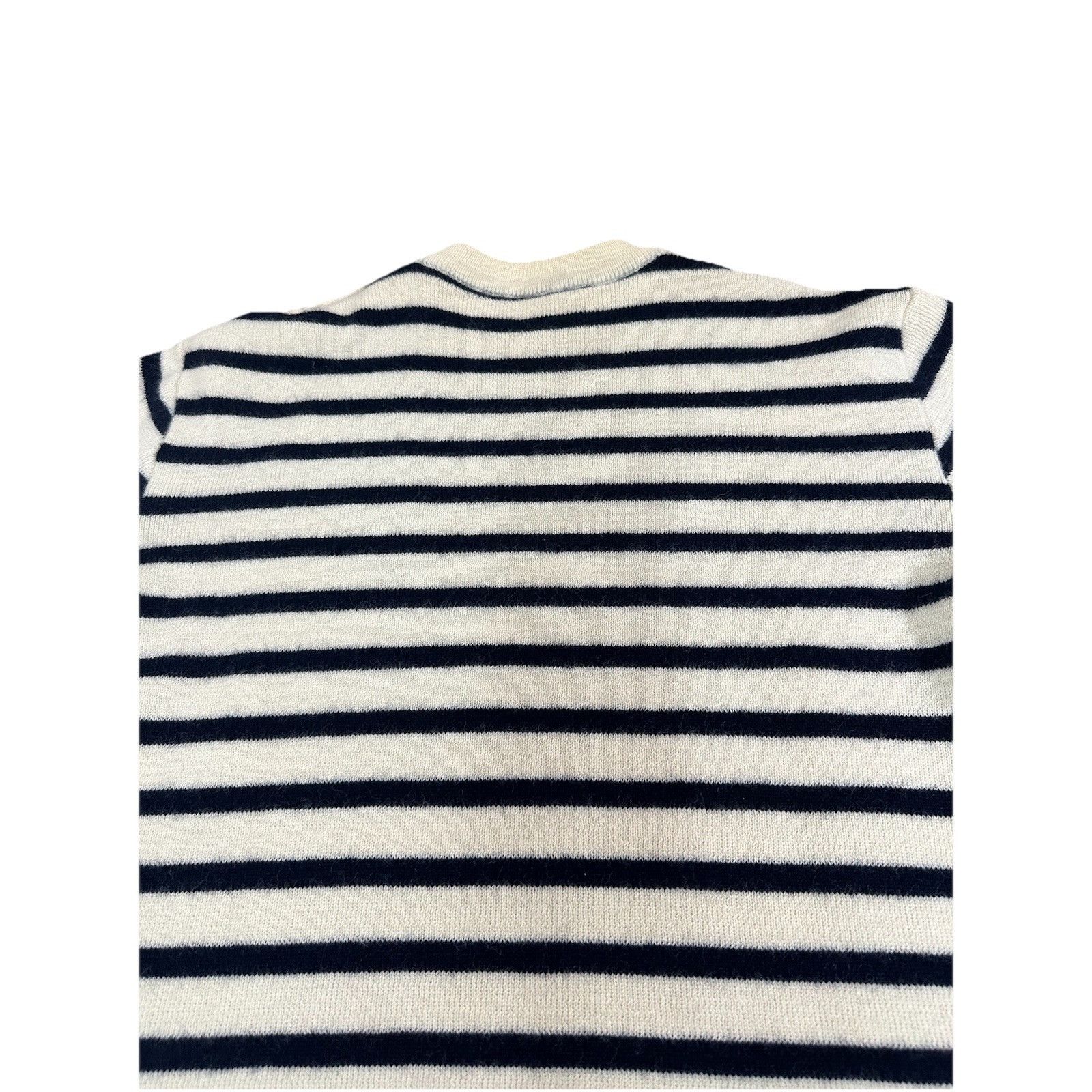 Vintage Vintage Le Cormoran Striped Long Sleeve Sweater Knit Black W Size US L / EU 52-54 / 3 - 8 Thumbnail