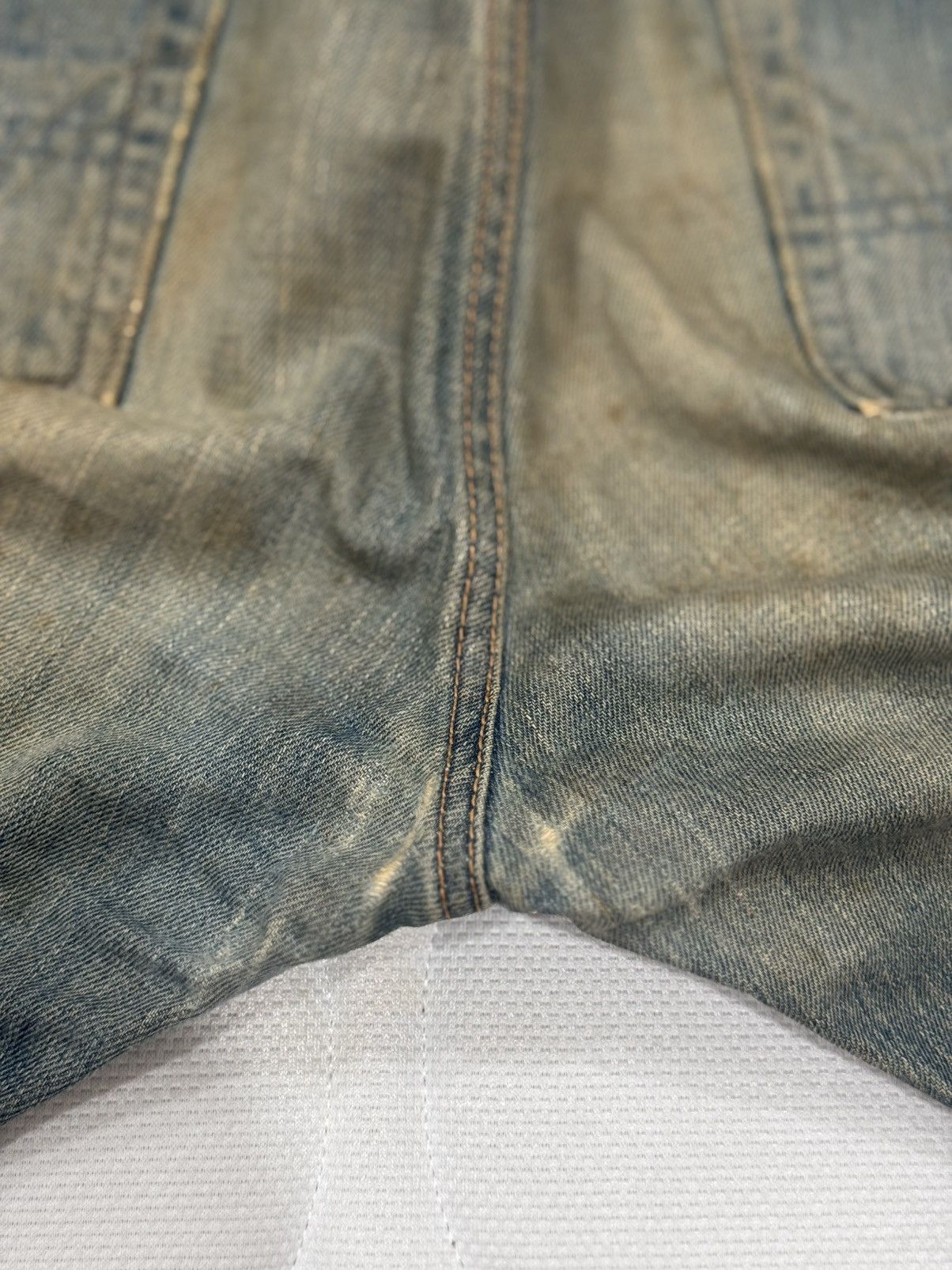 Edwin Sales‼️Ditressed Rusty Vtg Edwin 505X Selvedge (AB-1002) Size US 34 / EU 50 - 16 Thumbnail