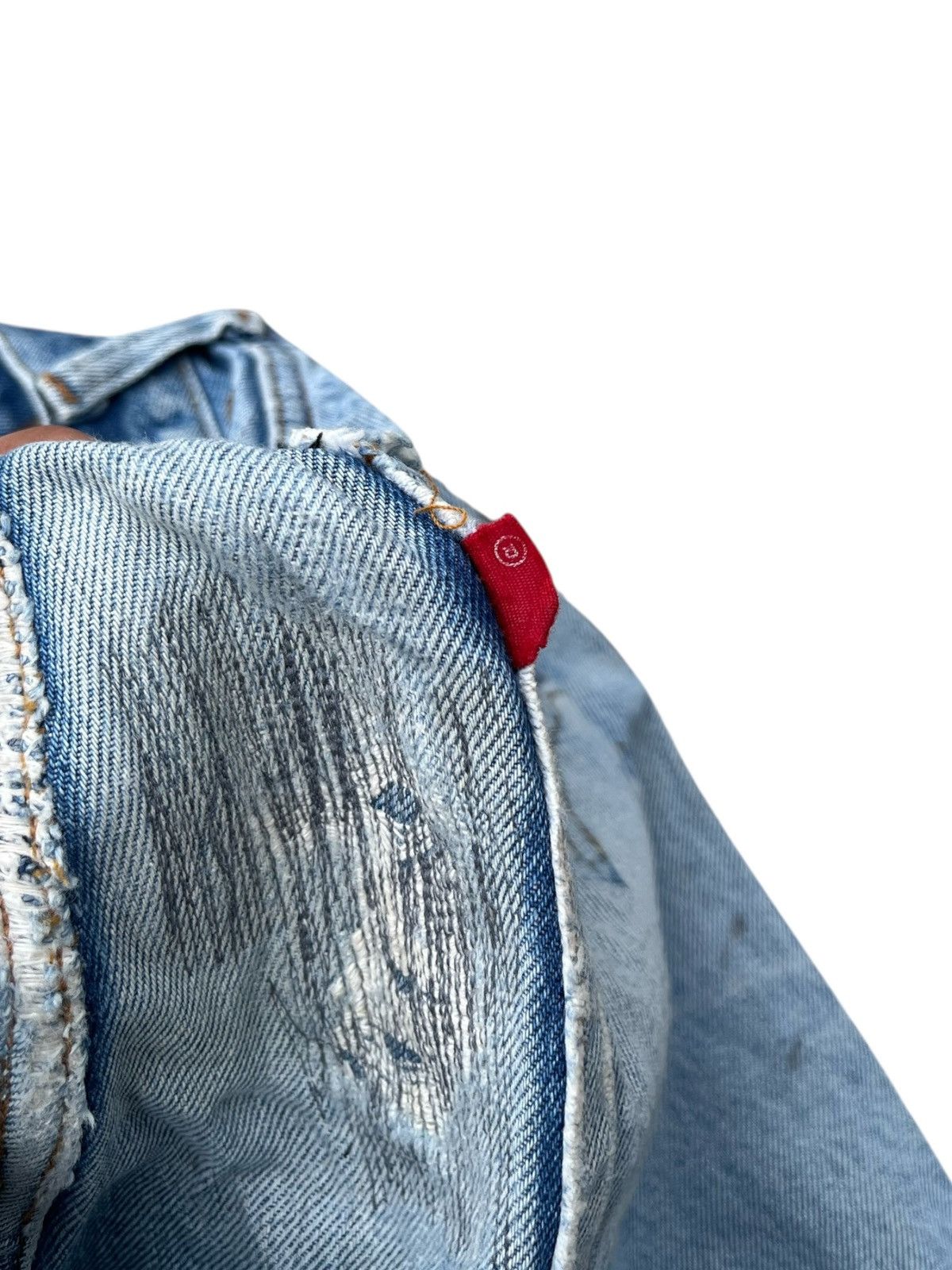 Levi's Vintage Levi’s 501 Single R Selvedge Denim Jeans Button 524 Size US 33 - 8 Thumbnail