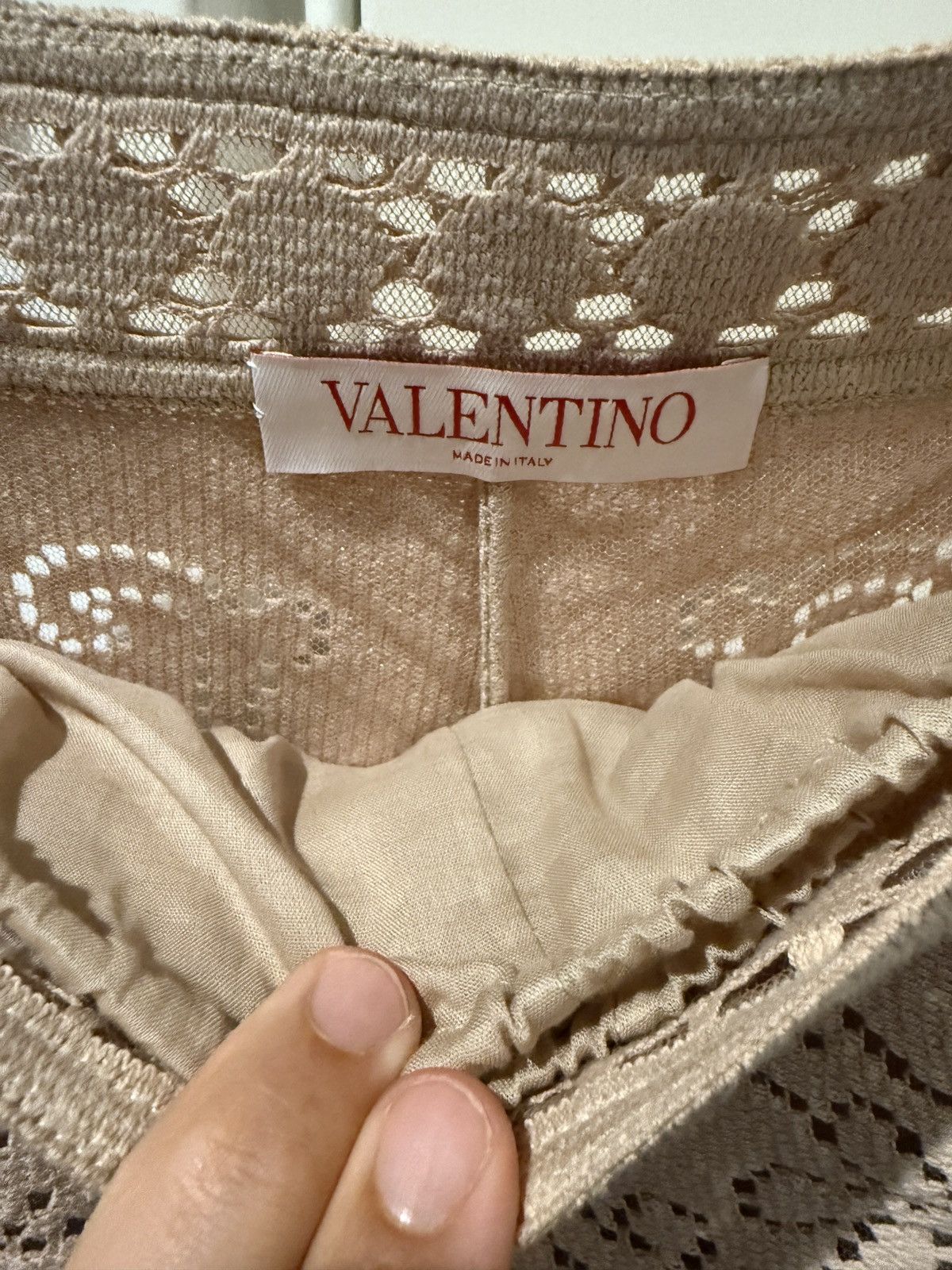 Valentino Valentino Guipure Lace Pants Size 27" / US 4 / IT 40 - 6 Thumbnail