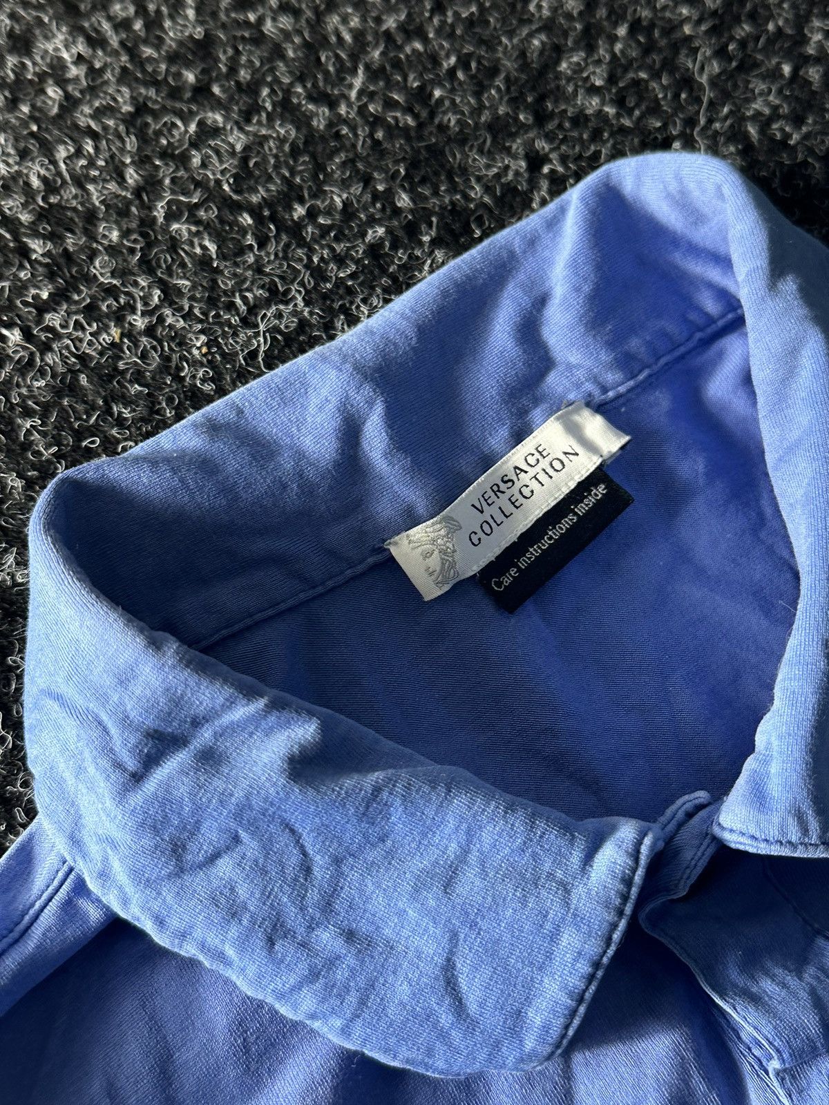 Versace × Versace Jeans Couture × Vintage 🚨00's Y2K Versace Jeans Couture Polo Shirt big logo money Size US M / EU 48-50 / 2 - 4 Thumbnail