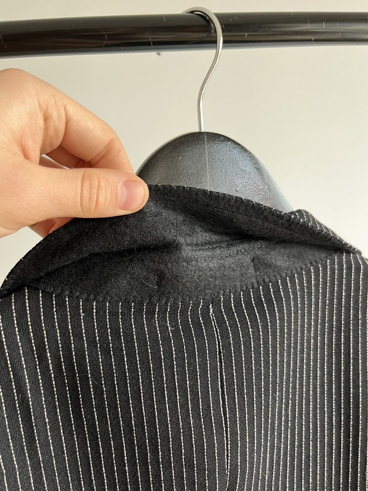 Versace Versace Classic V2 early 90s pinstripe wool blazer jacket Size 52R - 9 Thumbnail