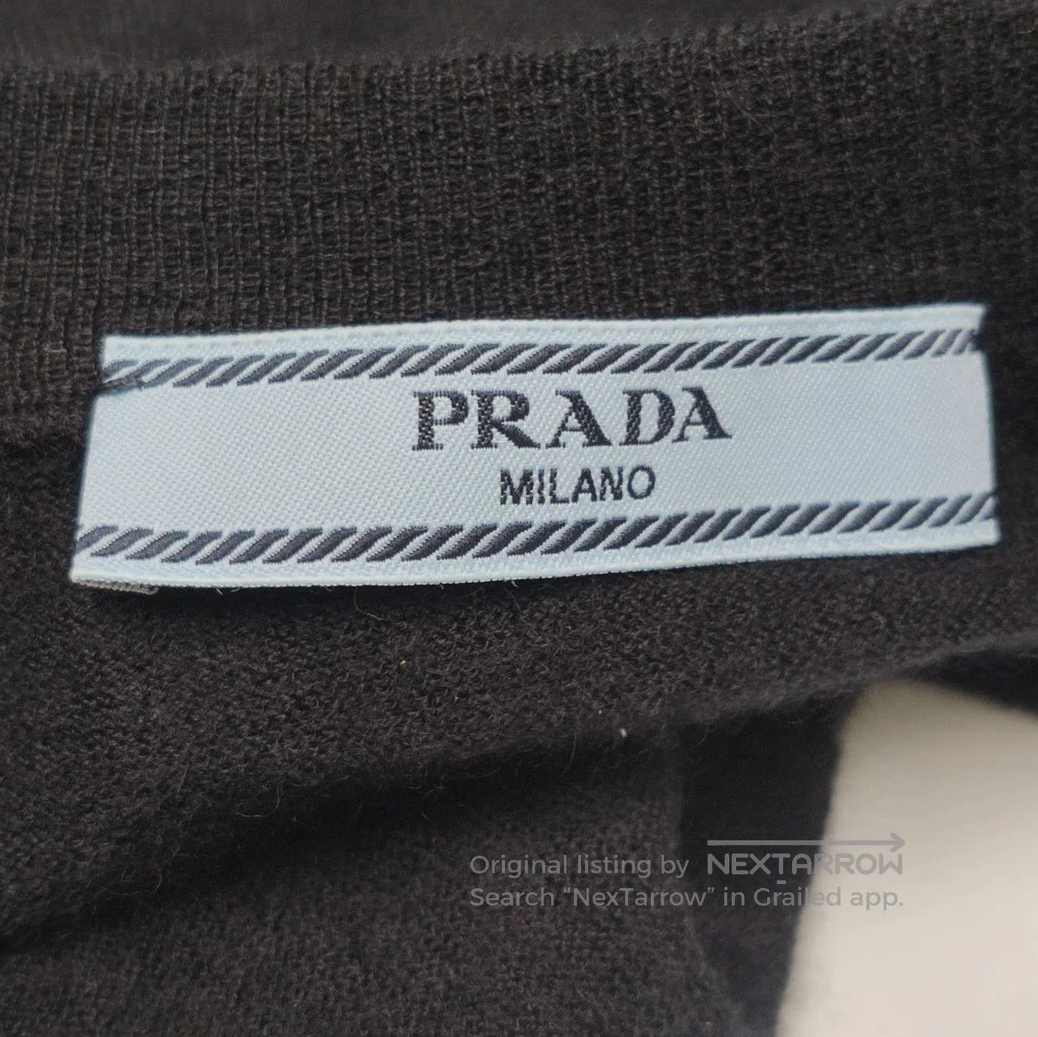 Prada Prada Black Cashmere Zip Cardigan Sweater . Size XXS / US 00 / IT 34 - 5 Thumbnail