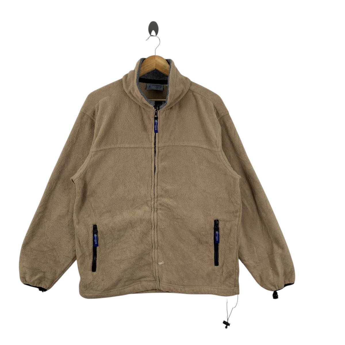 Vintage Vintage OLD GHOST OUTDOOR Minimalist Design Fleece Jacket Size US L / EU 52-54 / 3 - 3 Thumbnail