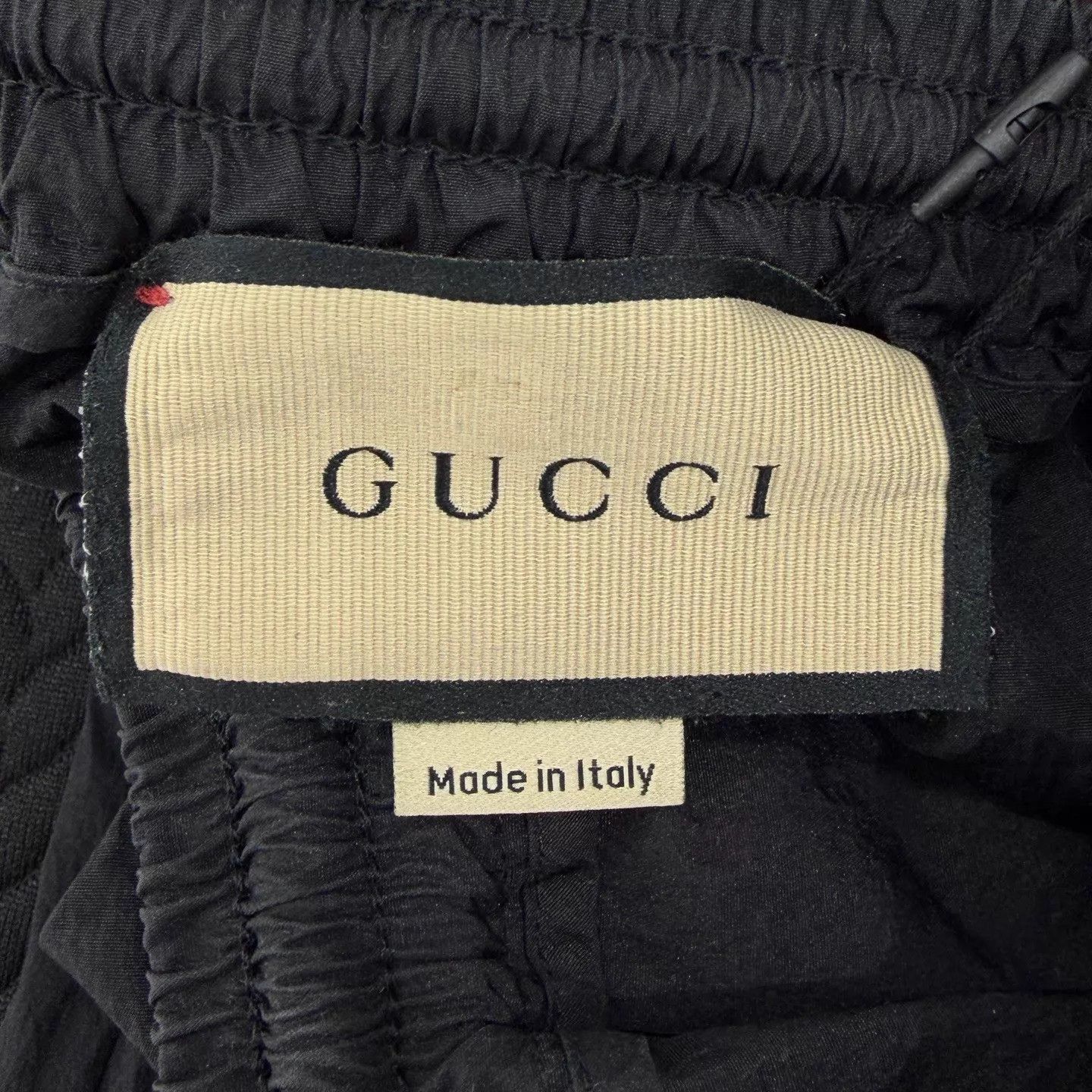 Gucci GUCCI Black GG Logo Panel Drawstring Pants XS Size US 28 / EU 44 - 4 Thumbnail